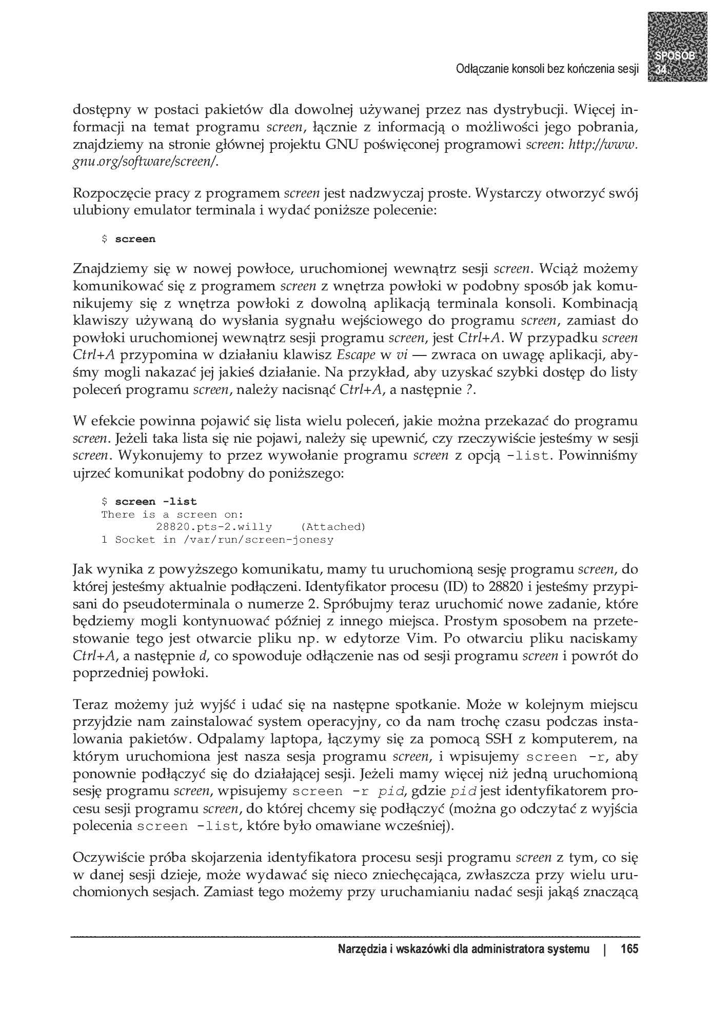 Fragment „100 sposobów na Linux Server. Wskazówki i narzędzia dotyczące integracji, monitorowania i rozwiązywania problemów” — strona 18 z 54