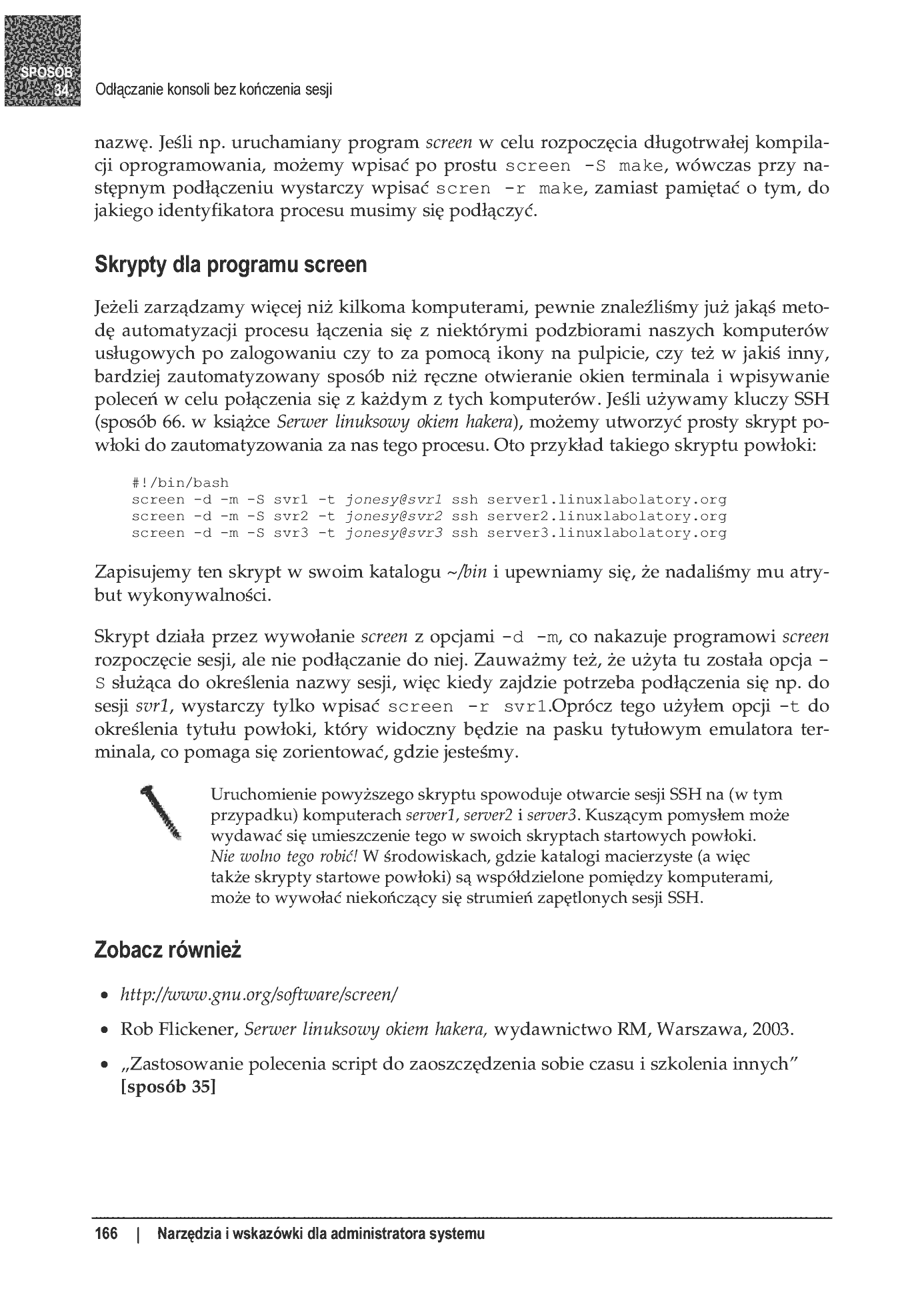 Fragment „100 sposobów na Linux Server. Wskazówki i narzędzia dotyczące integracji, monitorowania i rozwiązywania problemów” — strona 19 z 54