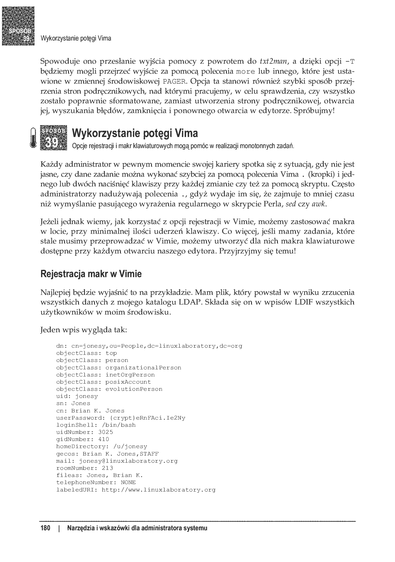 Fragment „100 sposobów na Linux Server. Wskazówki i narzędzia dotyczące integracji, monitorowania i rozwiązywania problemów” — strona 33 z 54