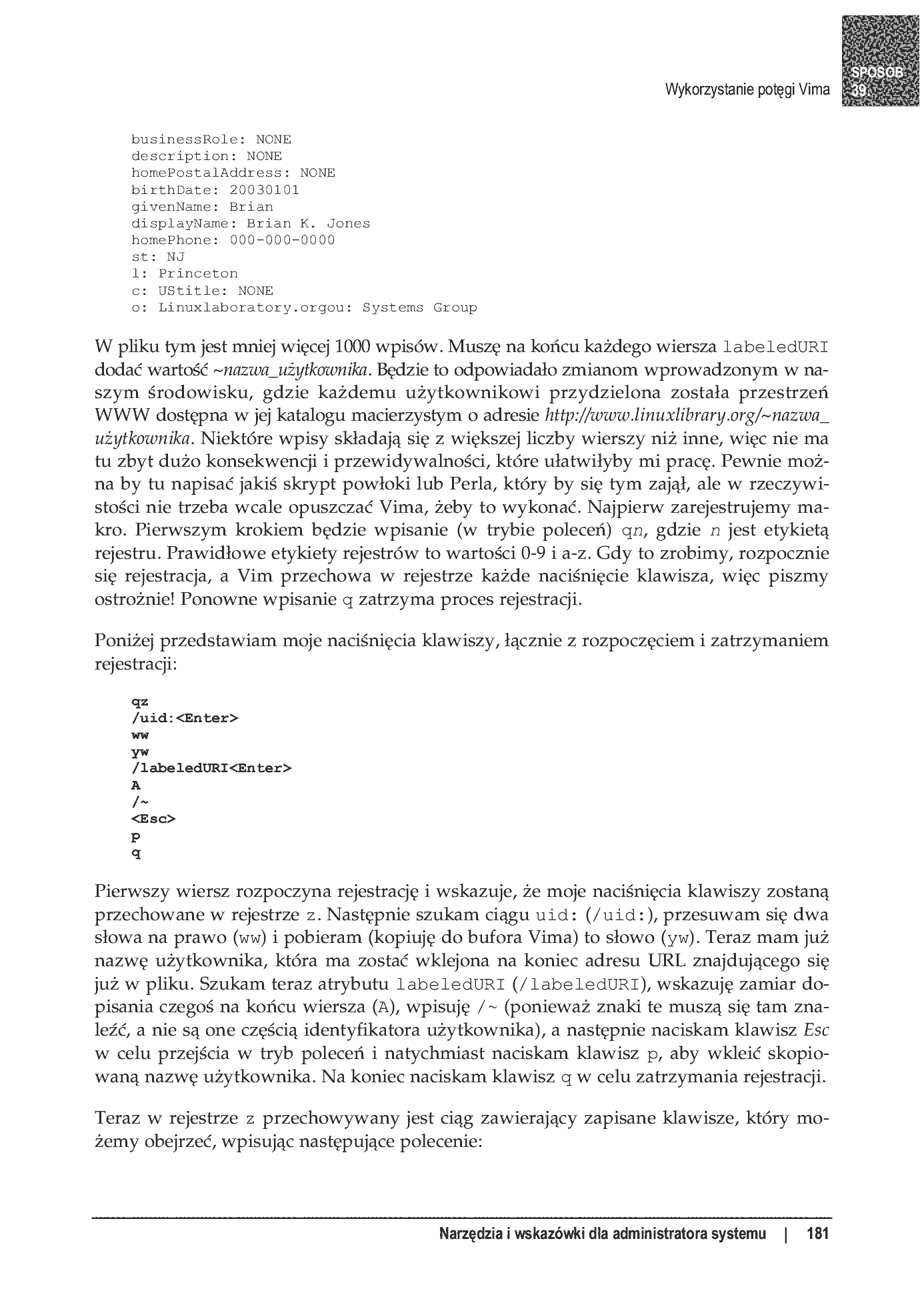 Fragment „100 sposobów na Linux Server. Wskazówki i narzędzia dotyczące integracji, monitorowania i rozwiązywania problemów” — strona 34 z 54