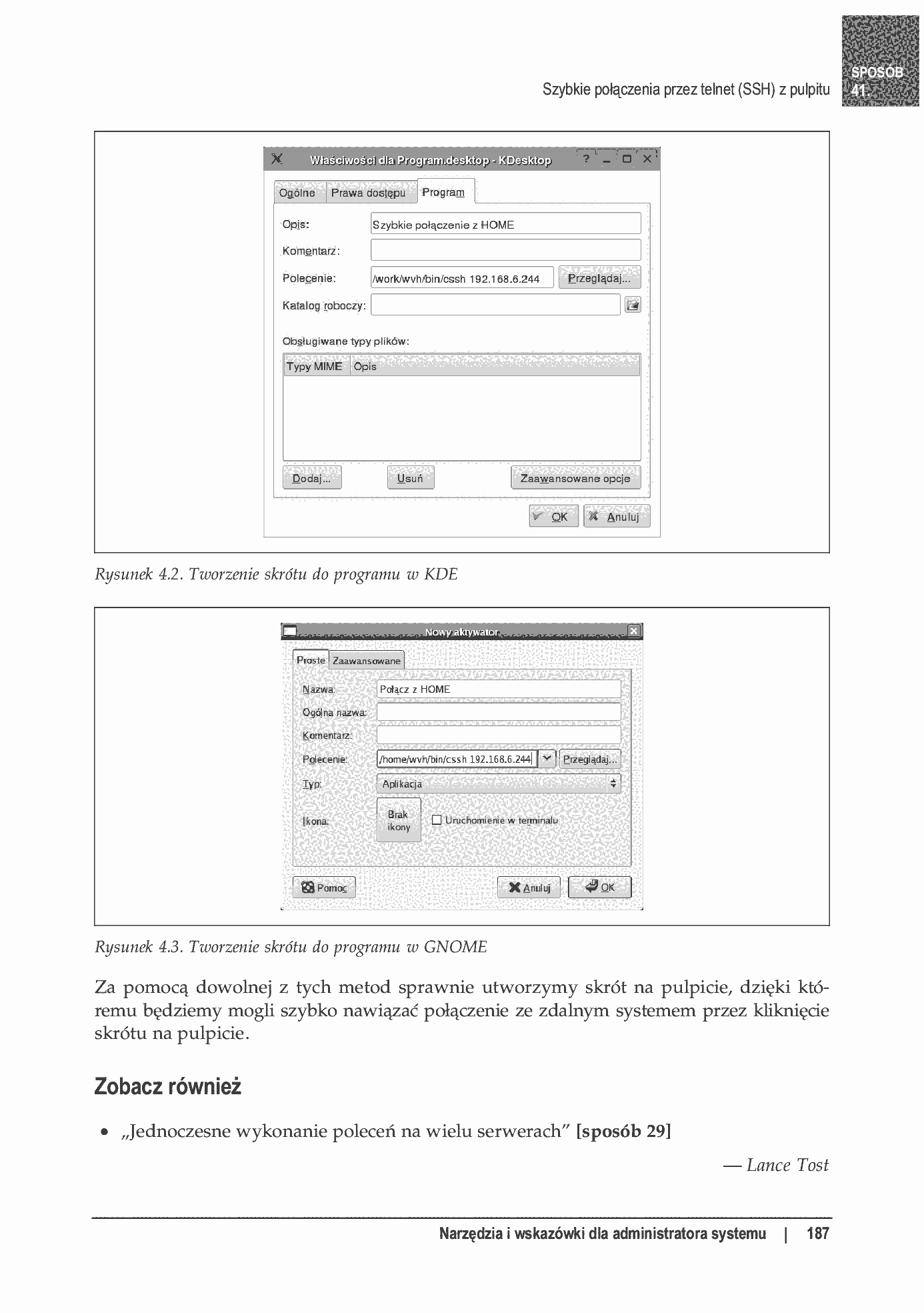 Fragment „100 sposobów na Linux Server. Wskazówki i narzędzia dotyczące integracji, monitorowania i rozwiązywania problemów” — strona 40 z 54
