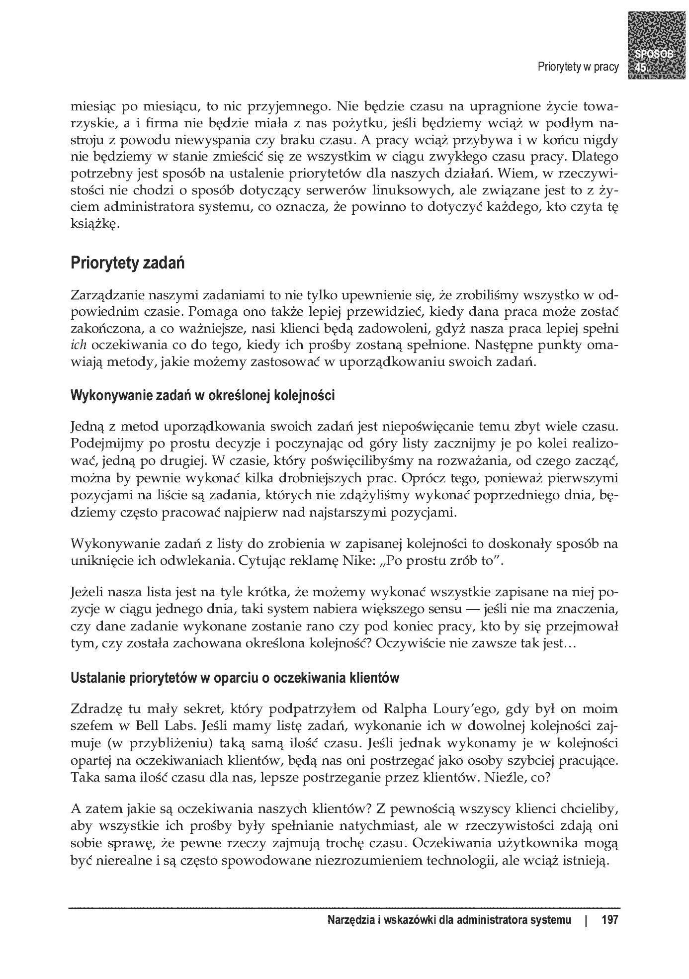 Fragment „100 sposobów na Linux Server. Wskazówki i narzędzia dotyczące integracji, monitorowania i rozwiązywania problemów” — strona 50 z 54