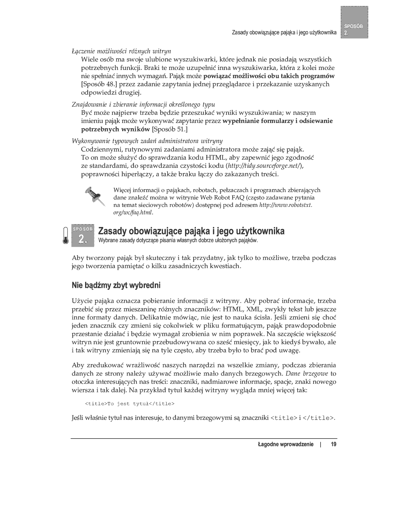 Fragment „100 sposobów na tworzenie robotów sieciowych” — strona 8 z 24
