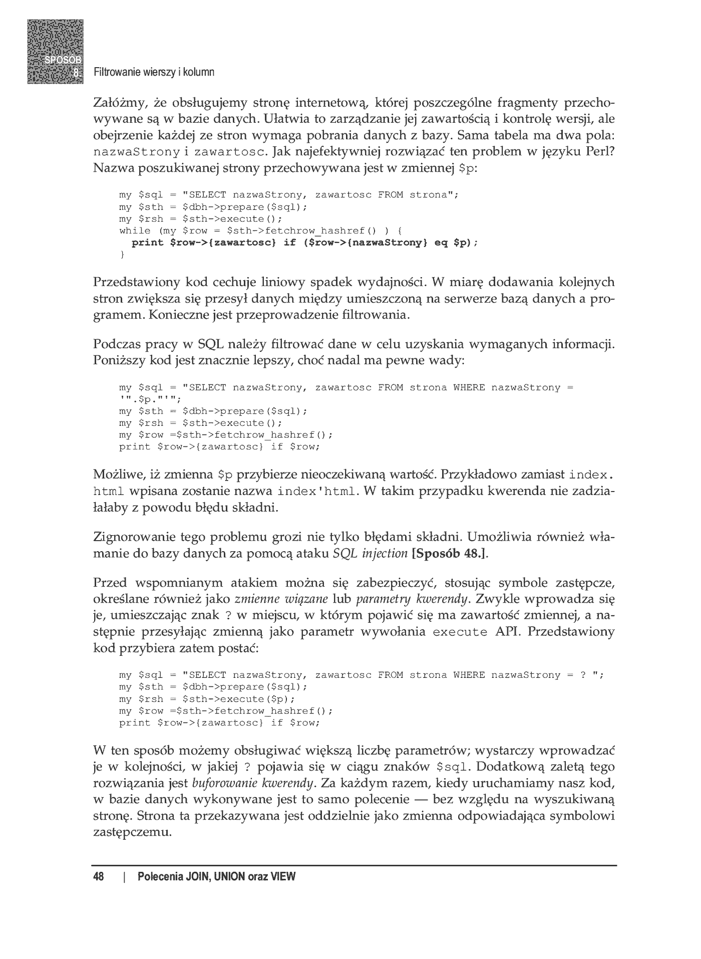 Fragment „100 sposobów na SQL” — strona 9 z 24