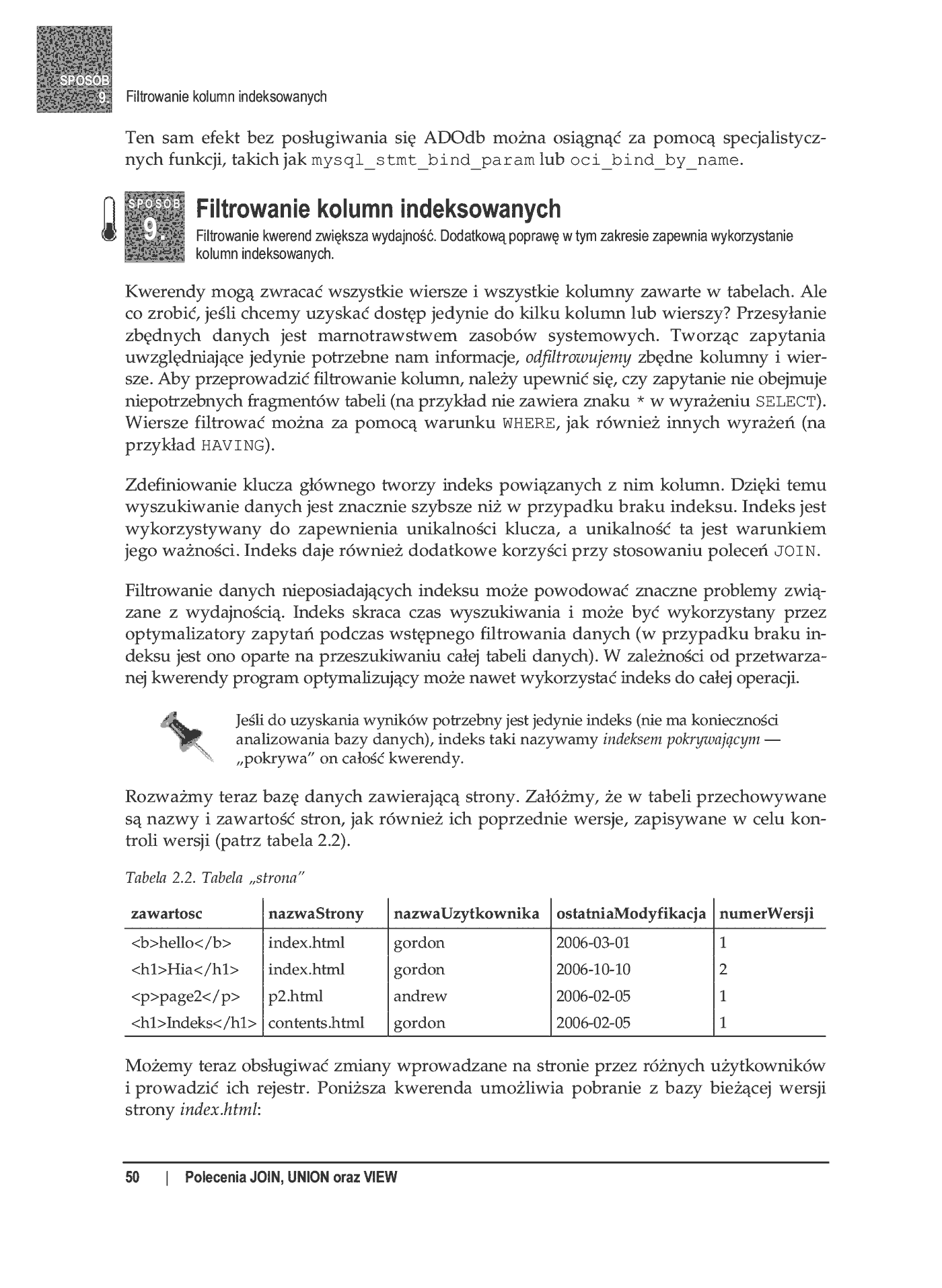 Fragment „100 sposobów na SQL” — strona 11 z 24