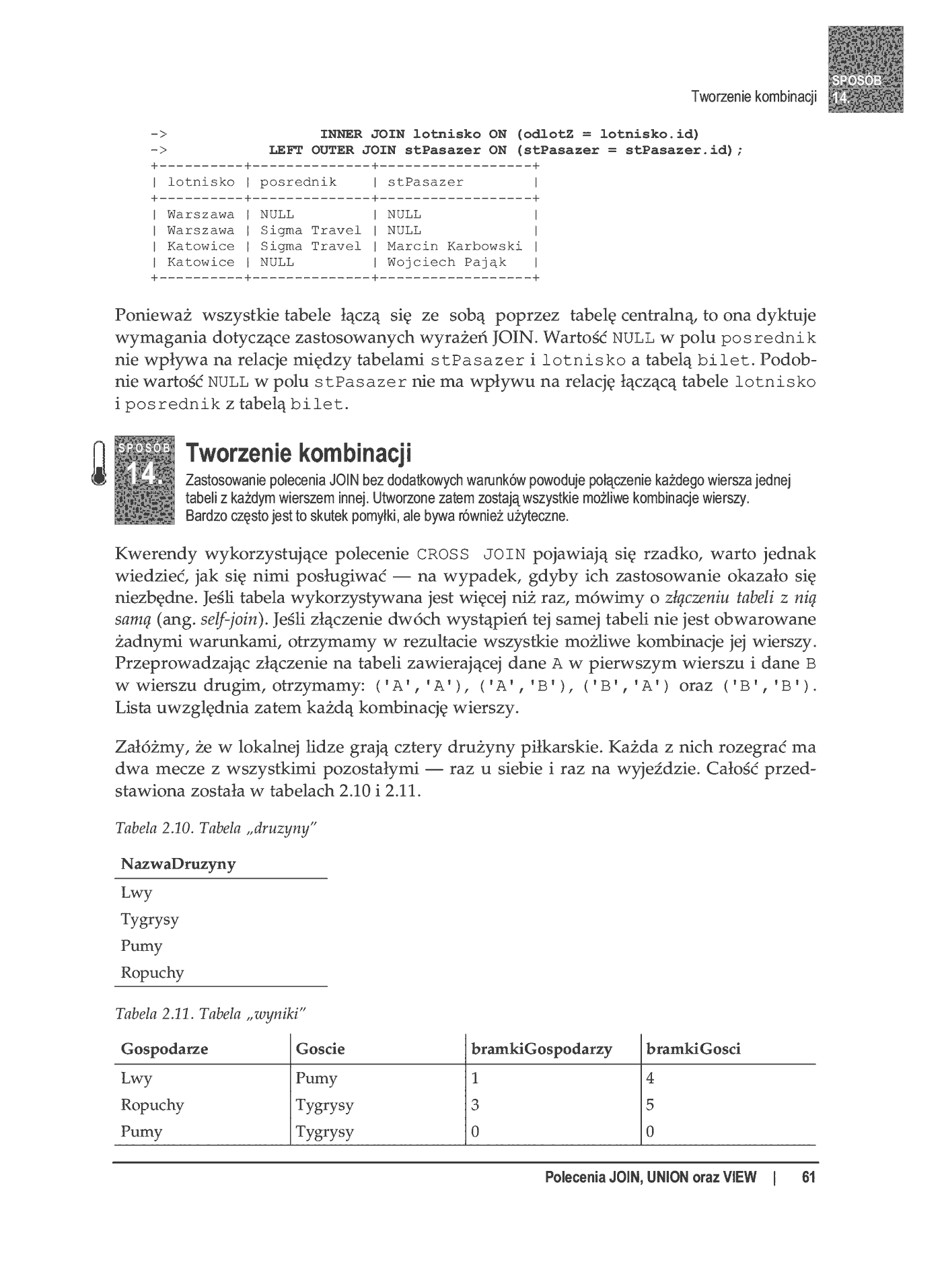 Fragment „100 sposobów na SQL” — strona 22 z 24