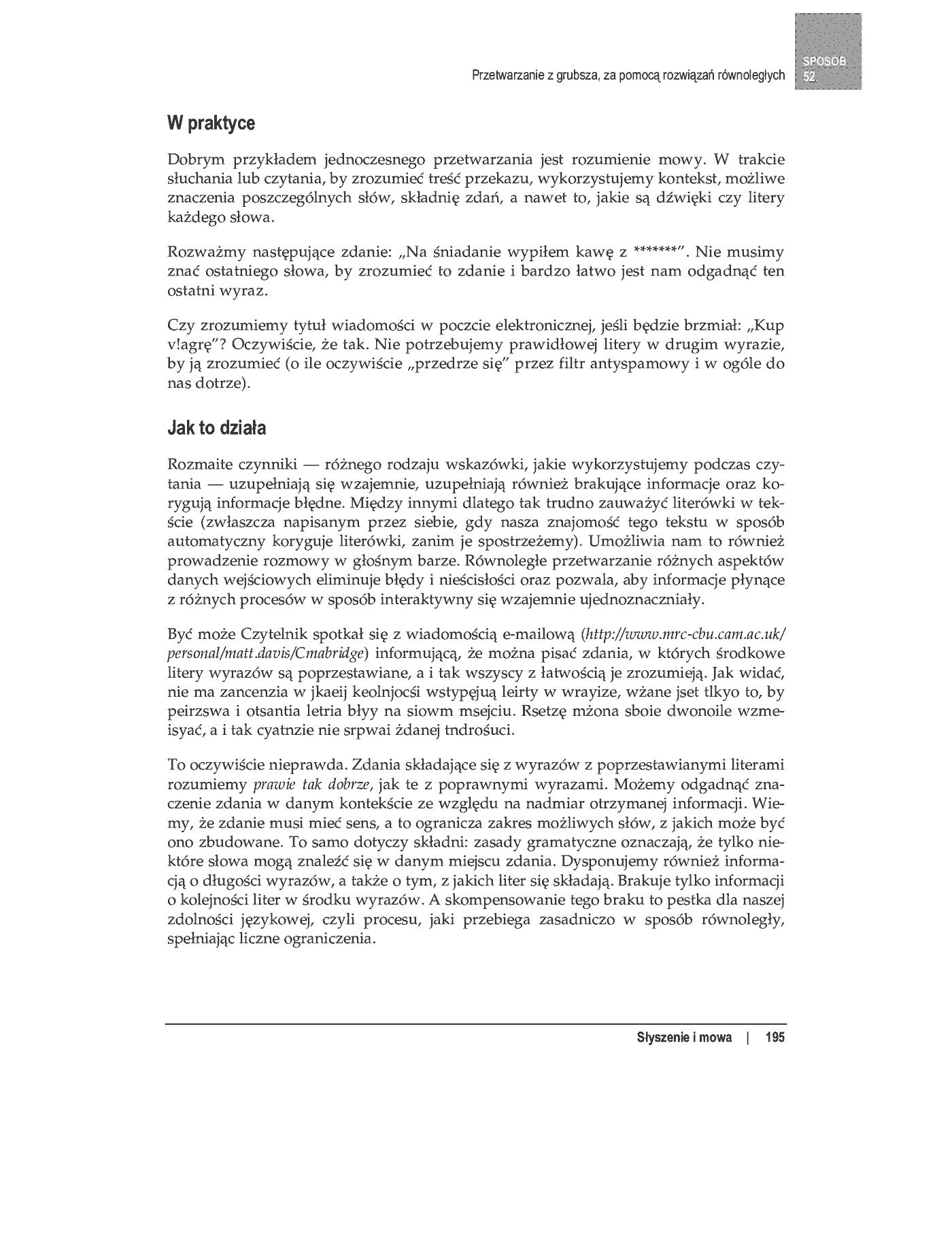 Fragment „100 sposobów na zgłębienie tajemnic umysłu” — strona 30 z 32