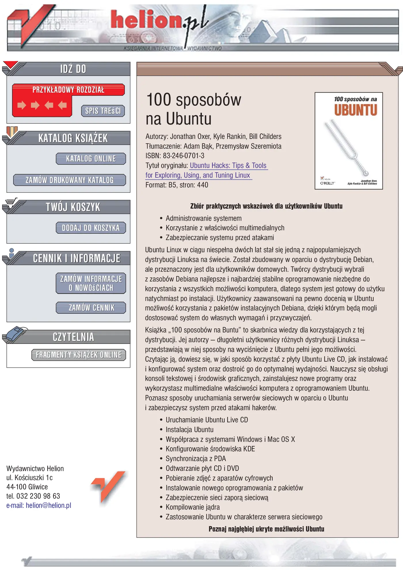 Fragment „100 sposobów na Ubuntu” — strona 1 z 37