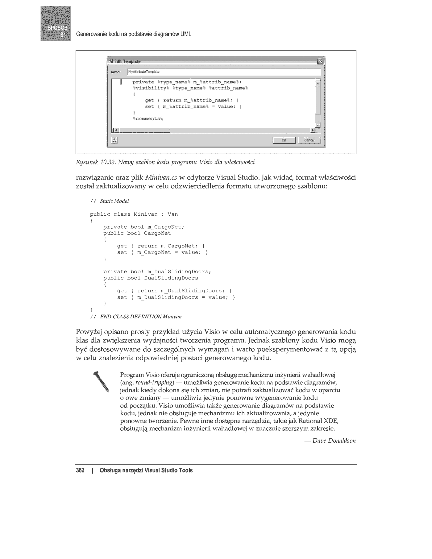 Fragment „100 sposobów na Visual Studio” — strona 43 z 46