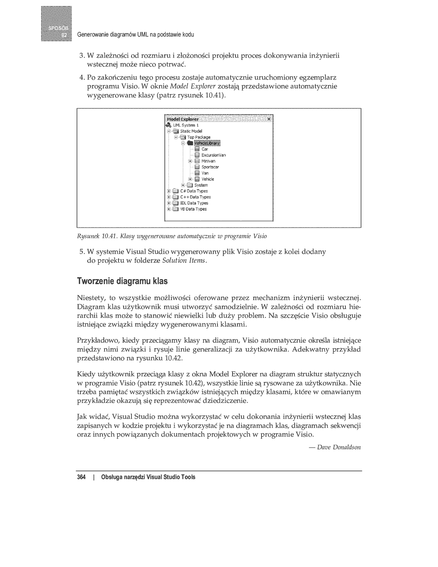 Fragment „100 sposobów na Visual Studio” — strona 45 z 46