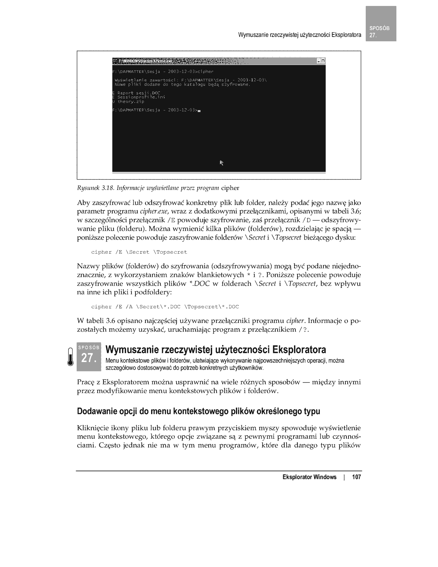 Fragment „100 sposobów na Windows XP PL” — strona 28 z 49