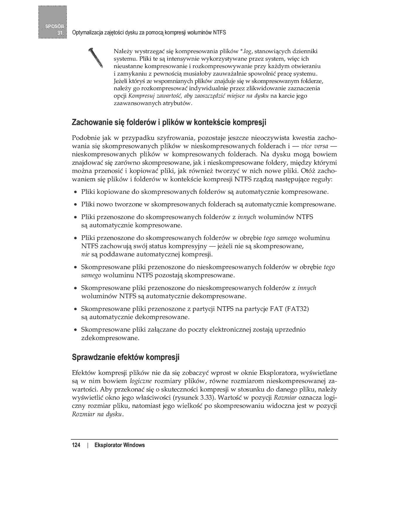Fragment „100 sposobów na Windows XP PL” — strona 45 z 49