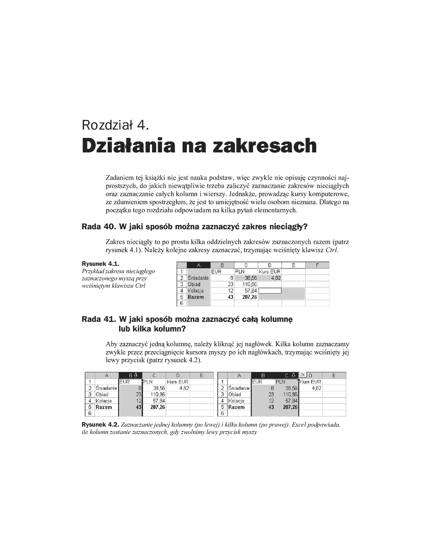 Fragment „Excel 2003 PL. 161 praktycznych porad” — strona 7 z 13