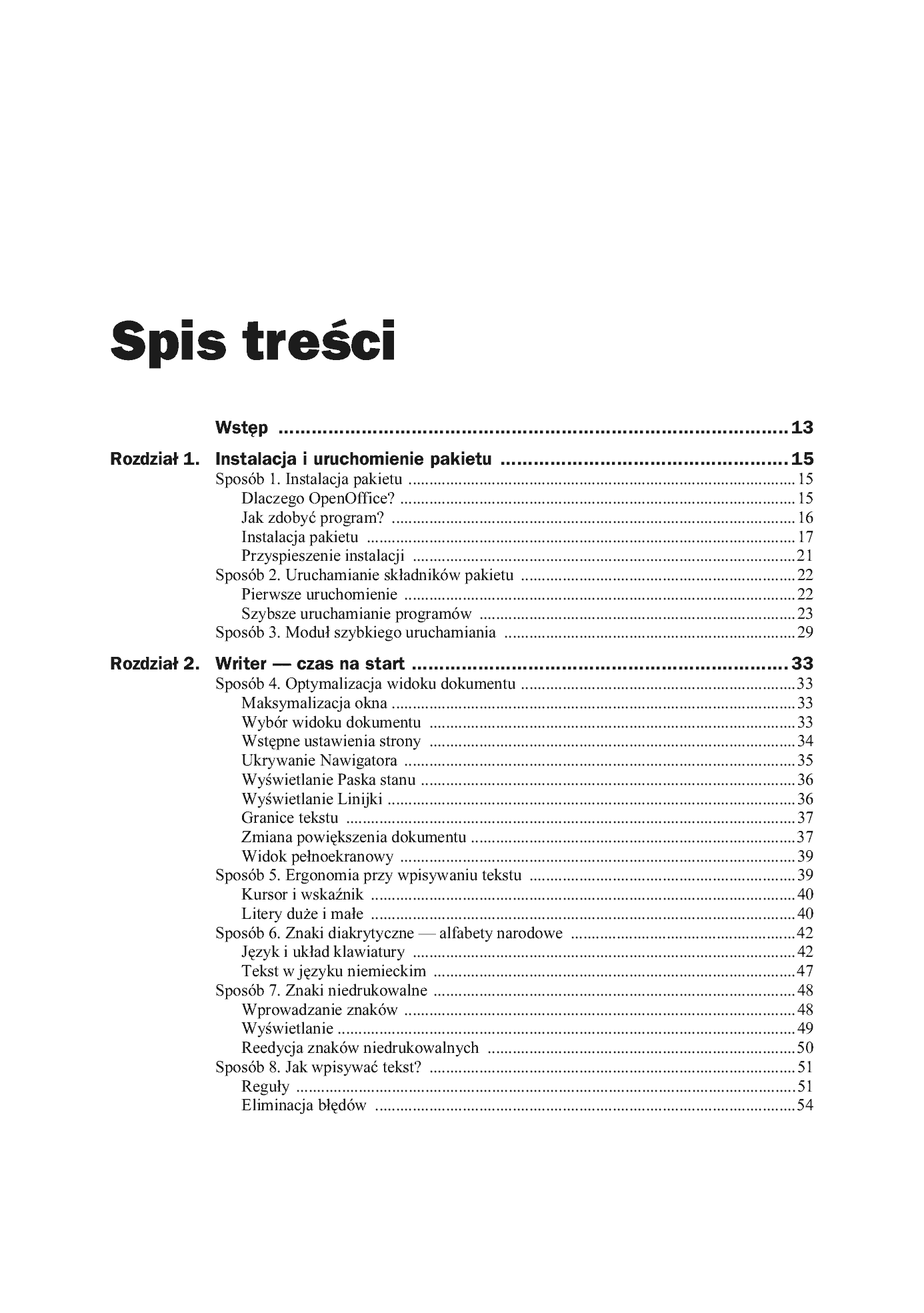 Fragment „122 sposoby na OpenOffice.ux.pl 2.0” — strona 2 z 36