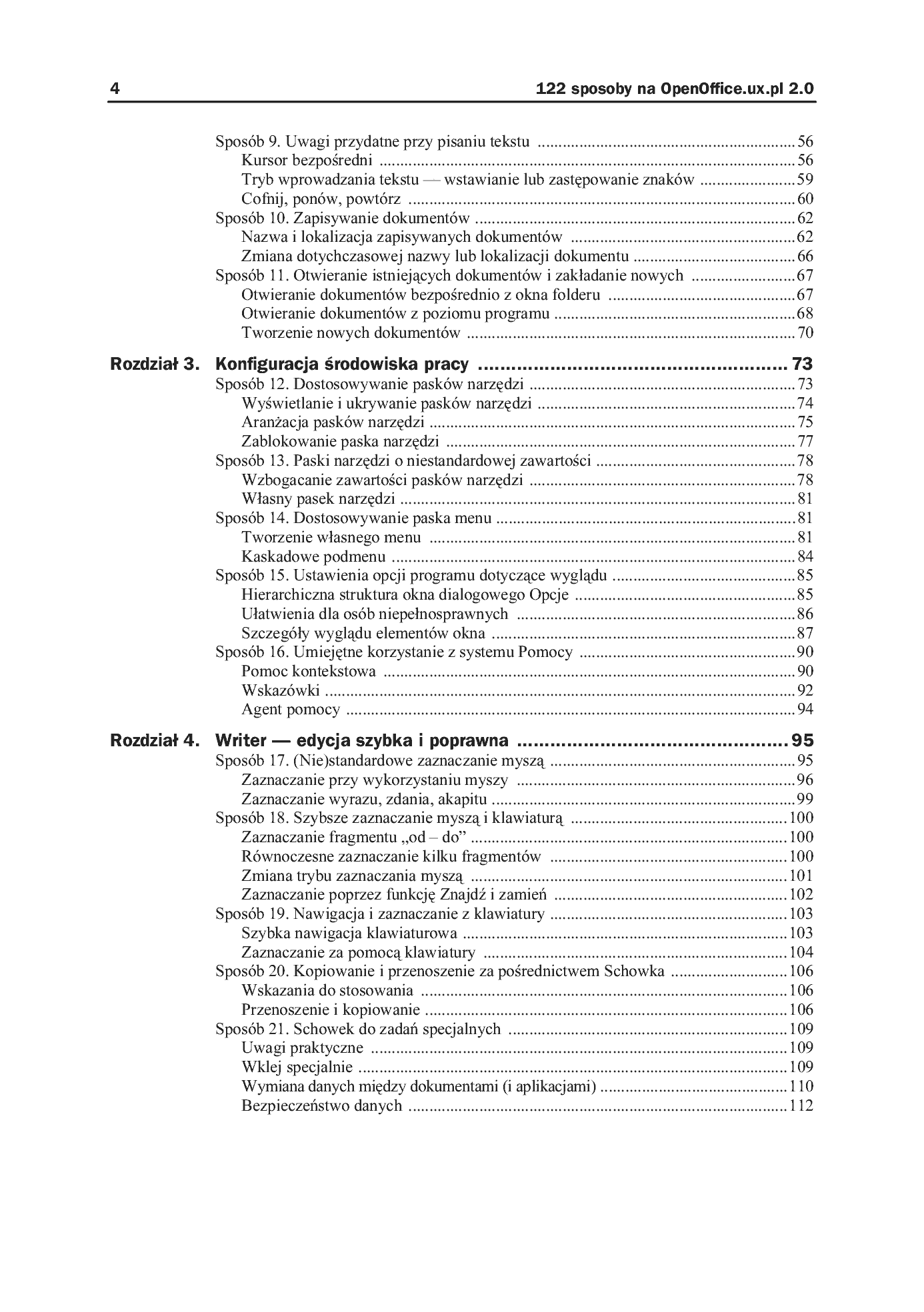 Fragment „122 sposoby na OpenOffice.ux.pl 2.0” — strona 3 z 36