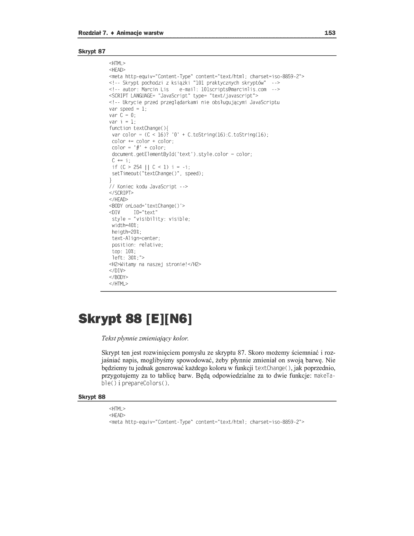 Fragment „101 praktycznych skryptów na stronę WWW” — strona 11 z 42