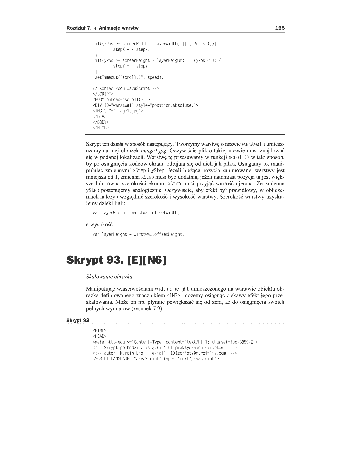 Fragment „101 praktycznych skryptów na stronę WWW” — strona 23 z 42