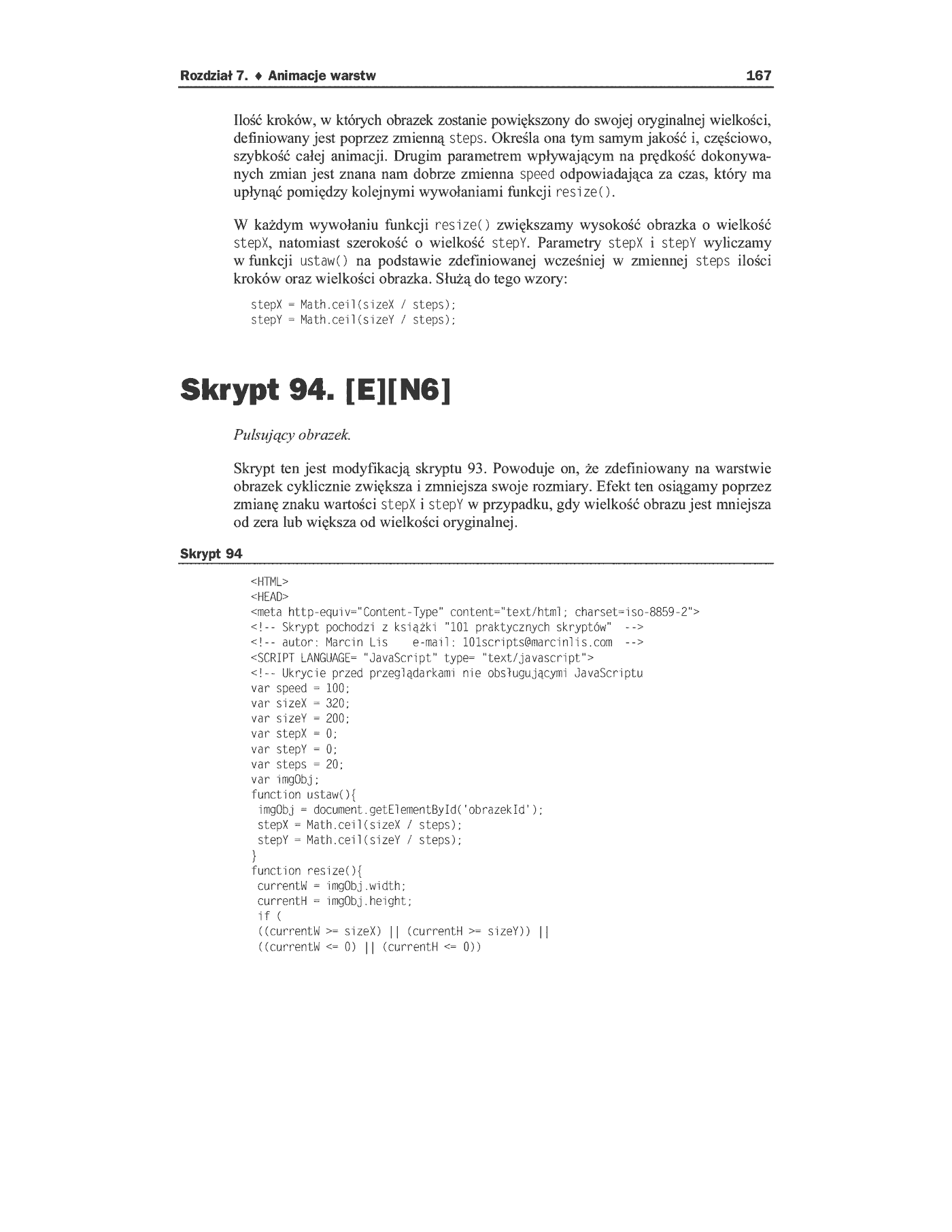 Fragment „101 praktycznych skryptów na stronę WWW” — strona 25 z 42
