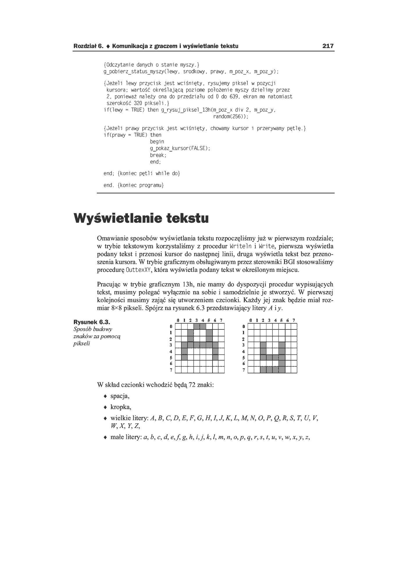 Fragment „Tworzenie gier 2D i 3D w języku Turbo Pascal” — strona 15 z 21