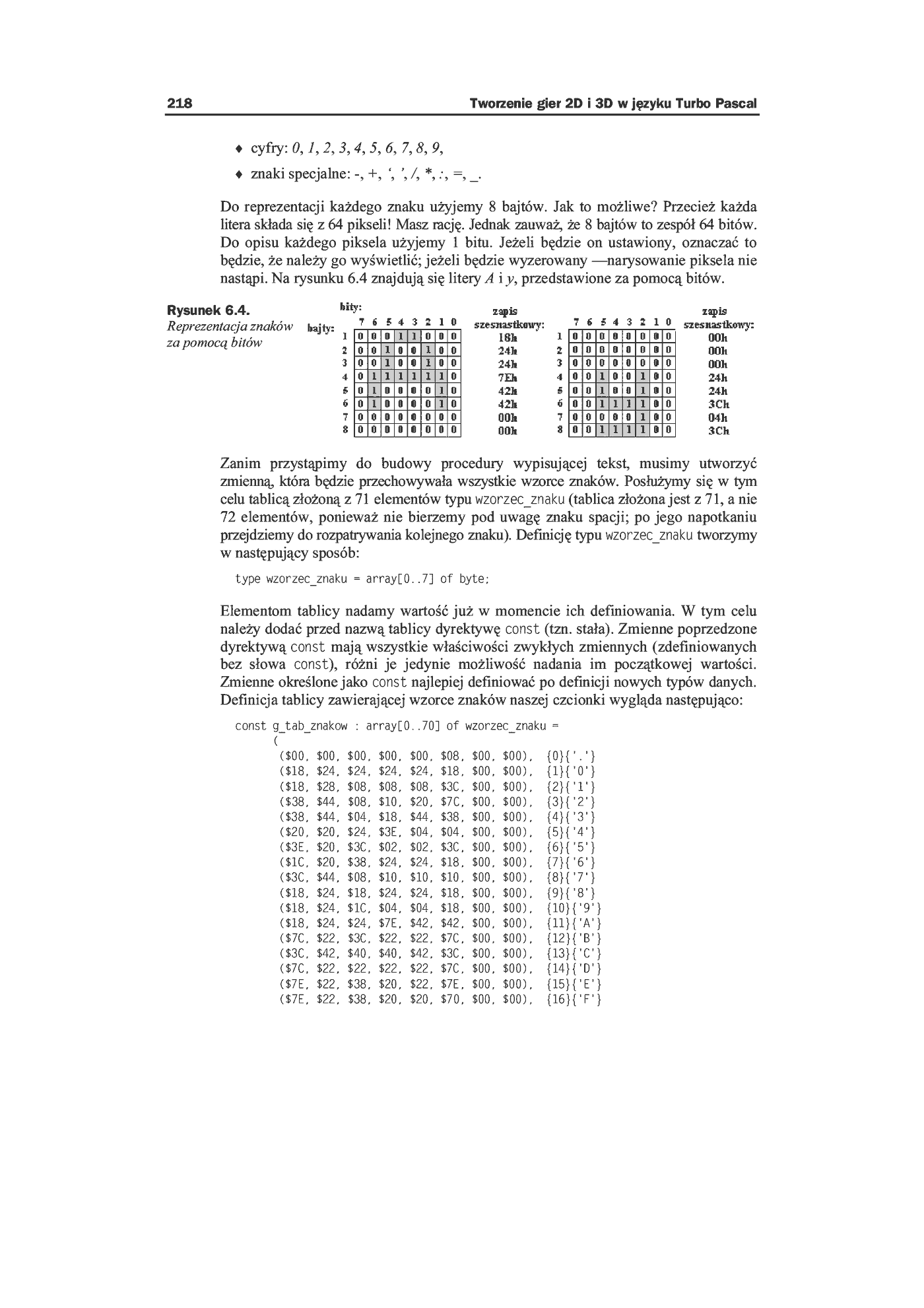Fragment „Tworzenie gier 2D i 3D w języku Turbo Pascal” — strona 16 z 21