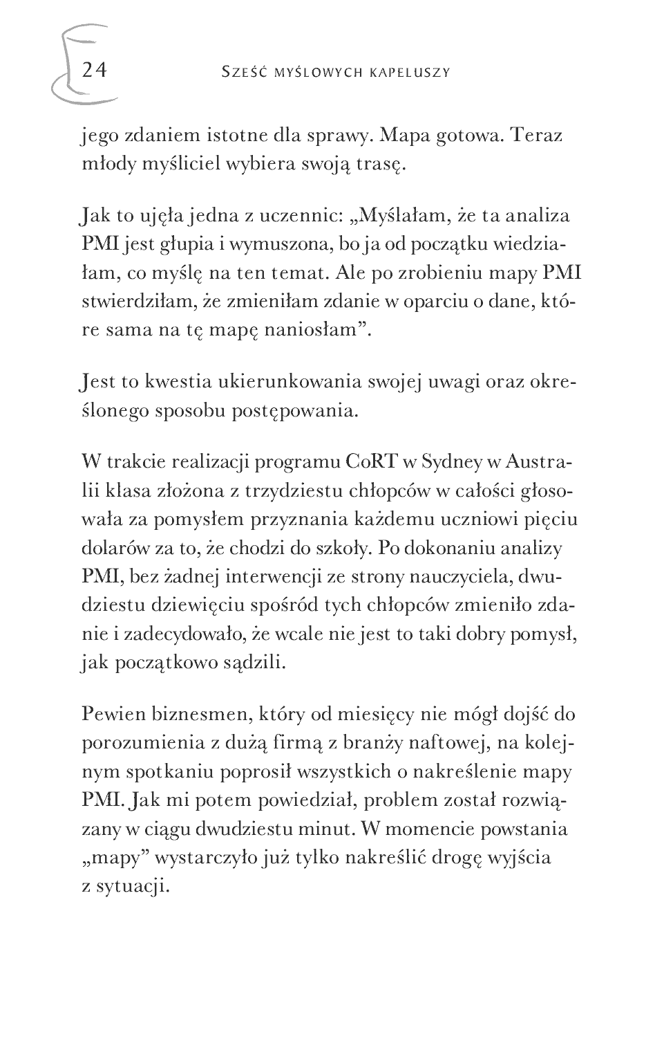 Fragment „Sześć myślowych kapeluszy” — strona 11 z 14