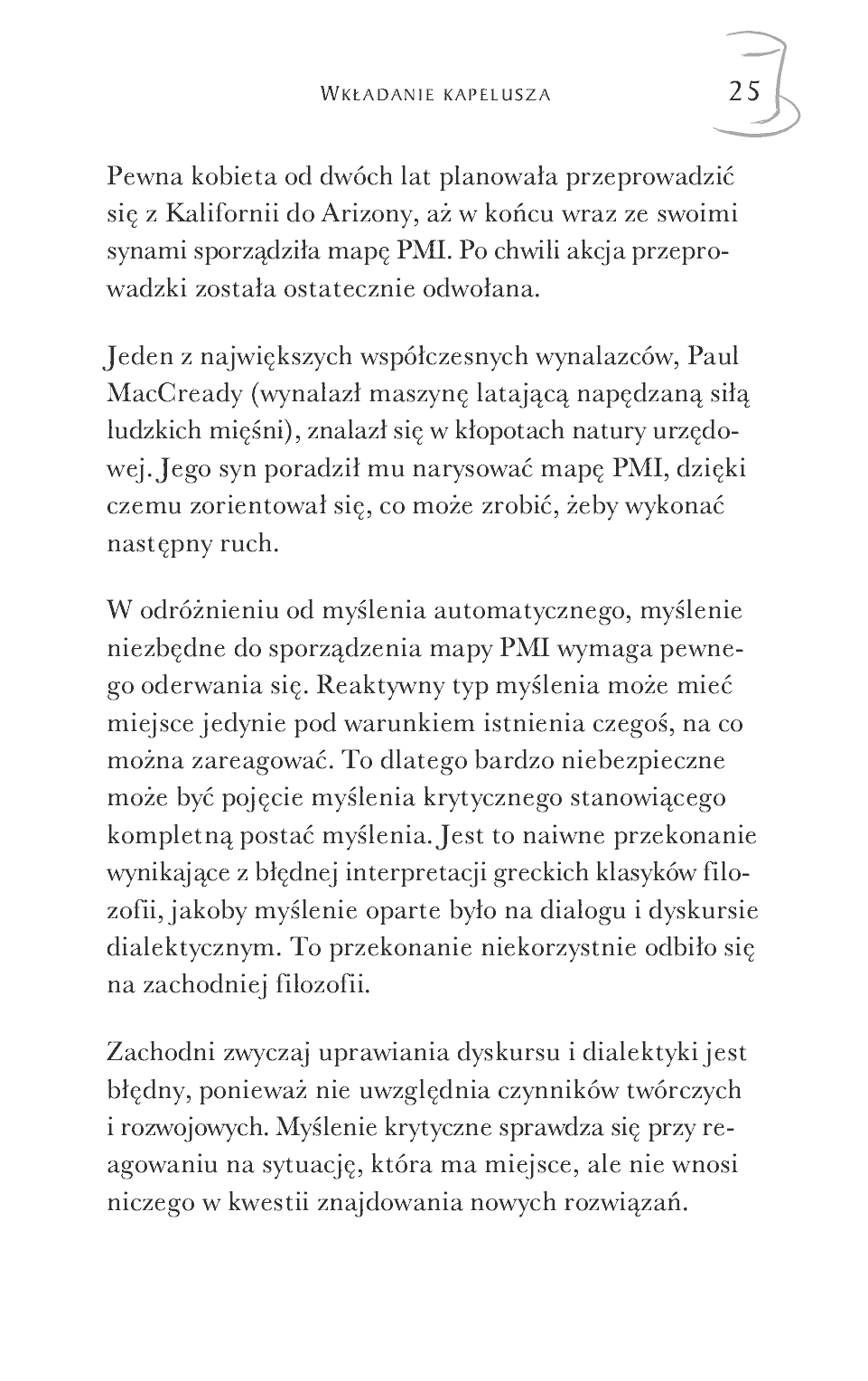 Fragment „Sześć myślowych kapeluszy” — strona 12 z 14
