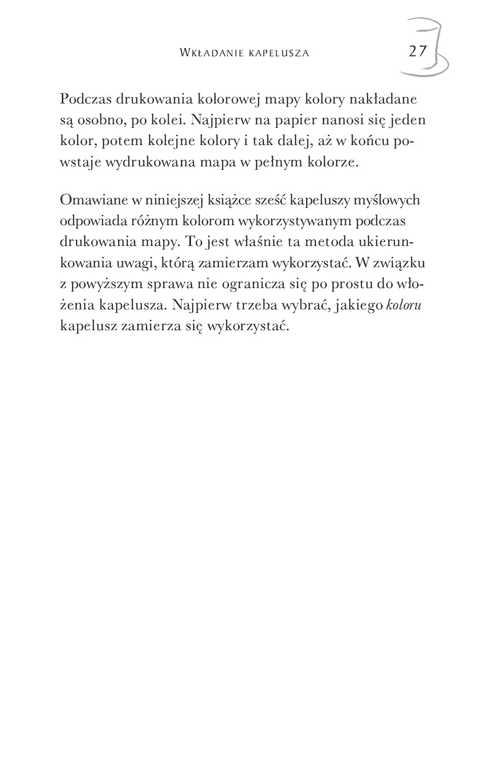 Fragment „Sześć myślowych kapeluszy” — strona 14 z 14