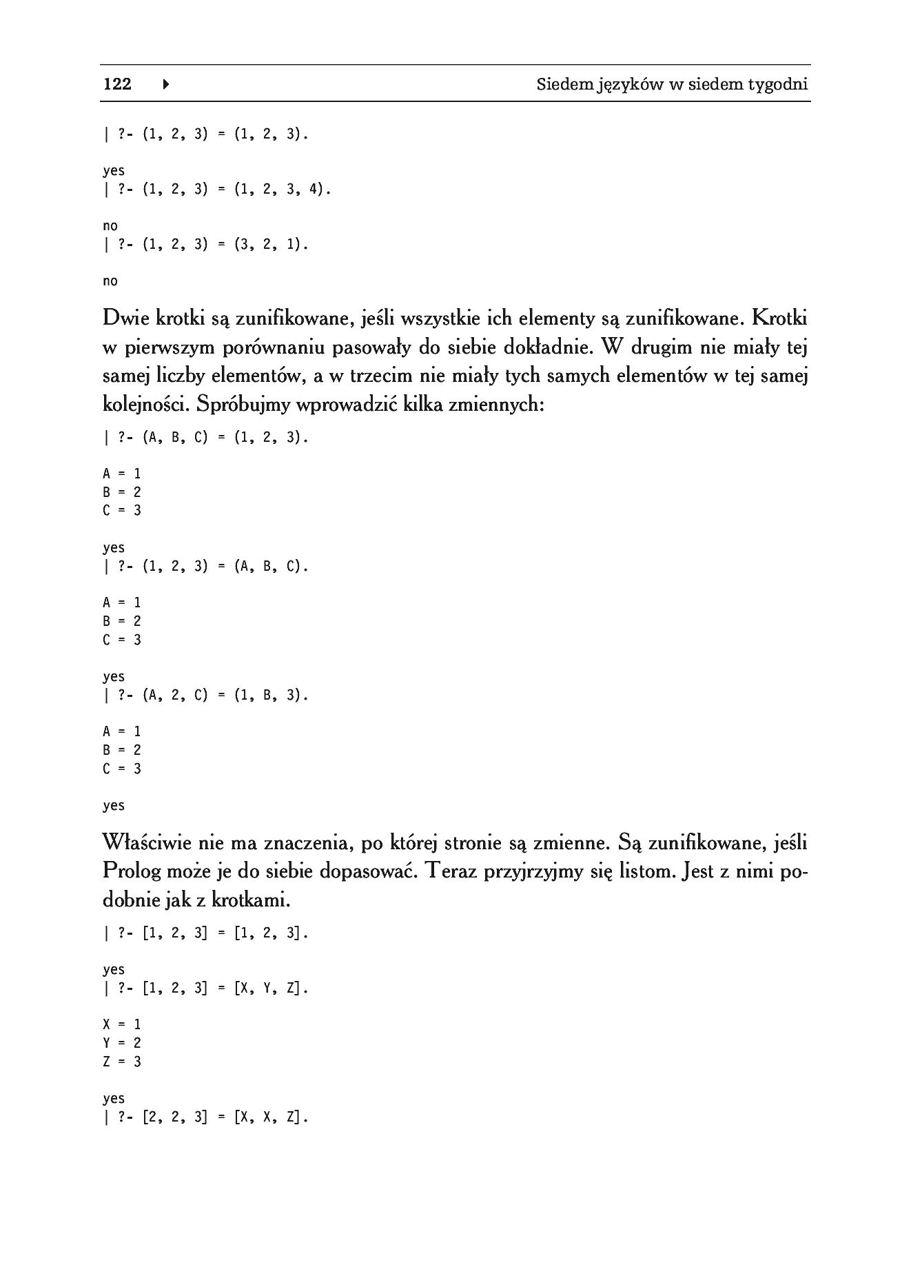 Fragment „Siedem języków w siedem tygodni. Praktyczny przewodnik nauki języków programowania” — strona 24 z 57
