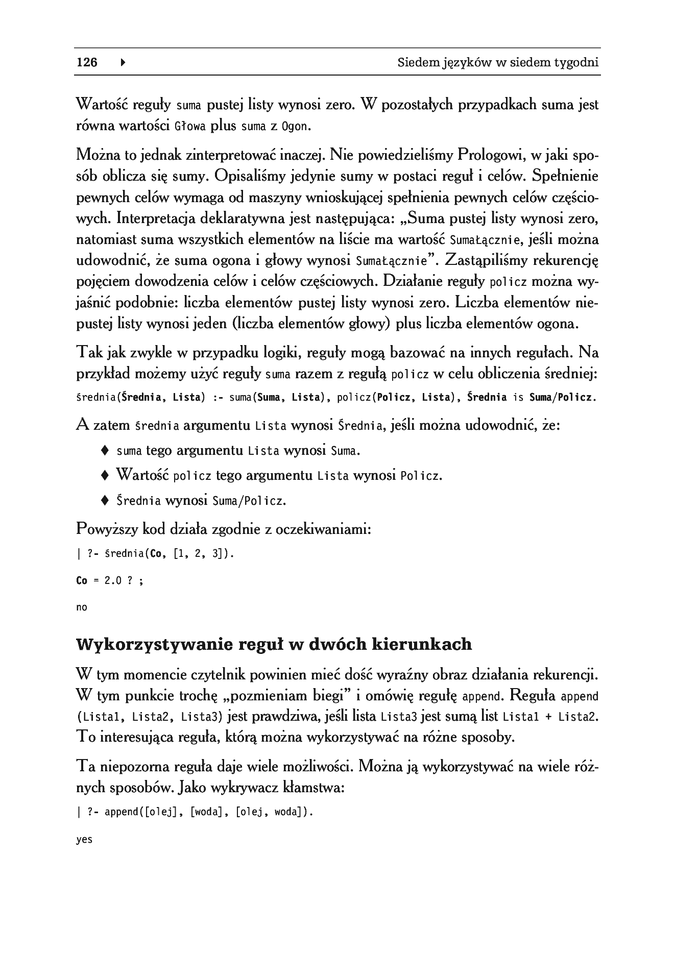 Fragment „Siedem języków w siedem tygodni. Praktyczny przewodnik nauki języków programowania” — strona 28 z 57