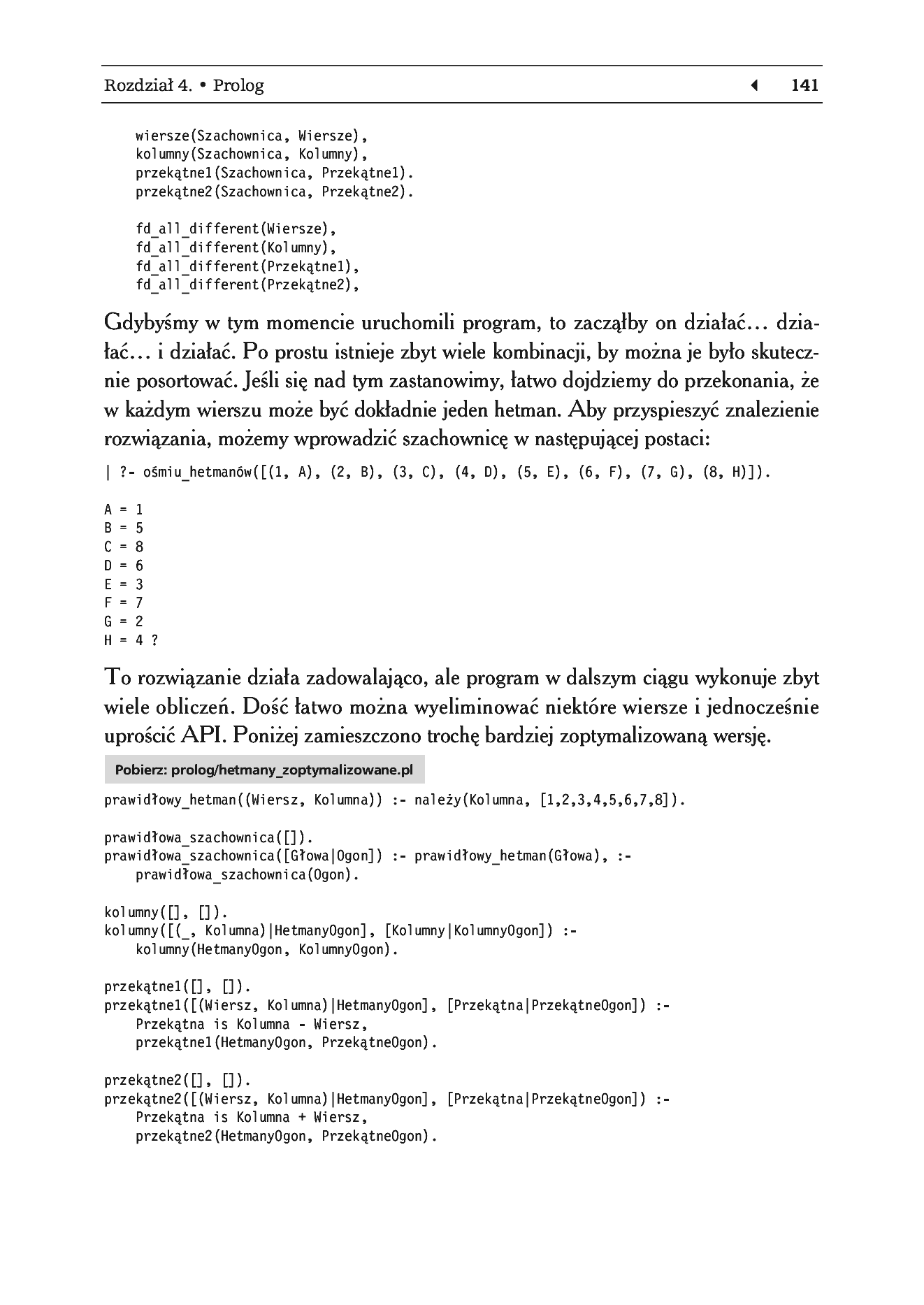 Fragment „Siedem języków w siedem tygodni. Praktyczny przewodnik nauki języków programowania” — strona 43 z 57