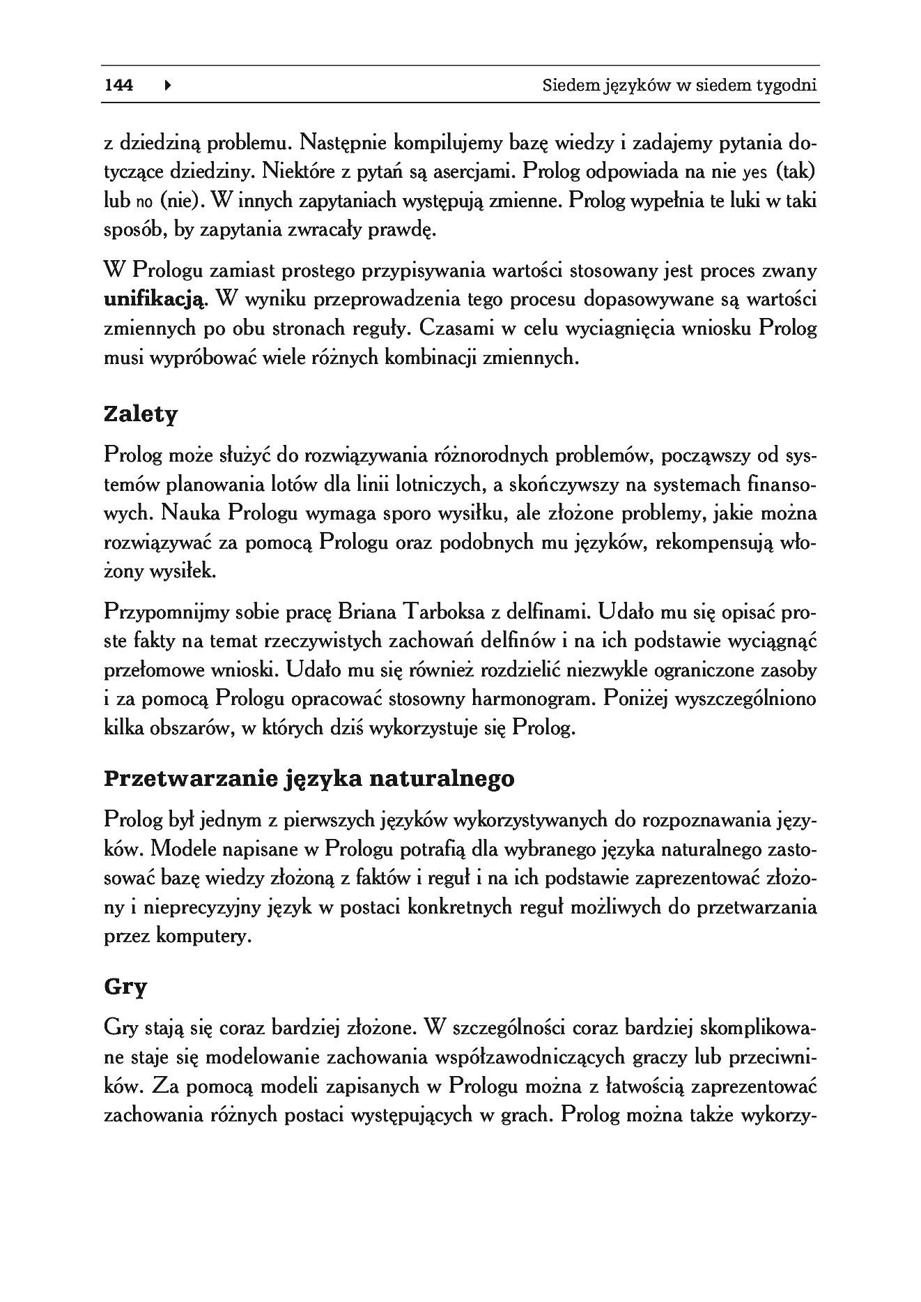Fragment „Siedem języków w siedem tygodni. Praktyczny przewodnik nauki języków programowania” — strona 46 z 57