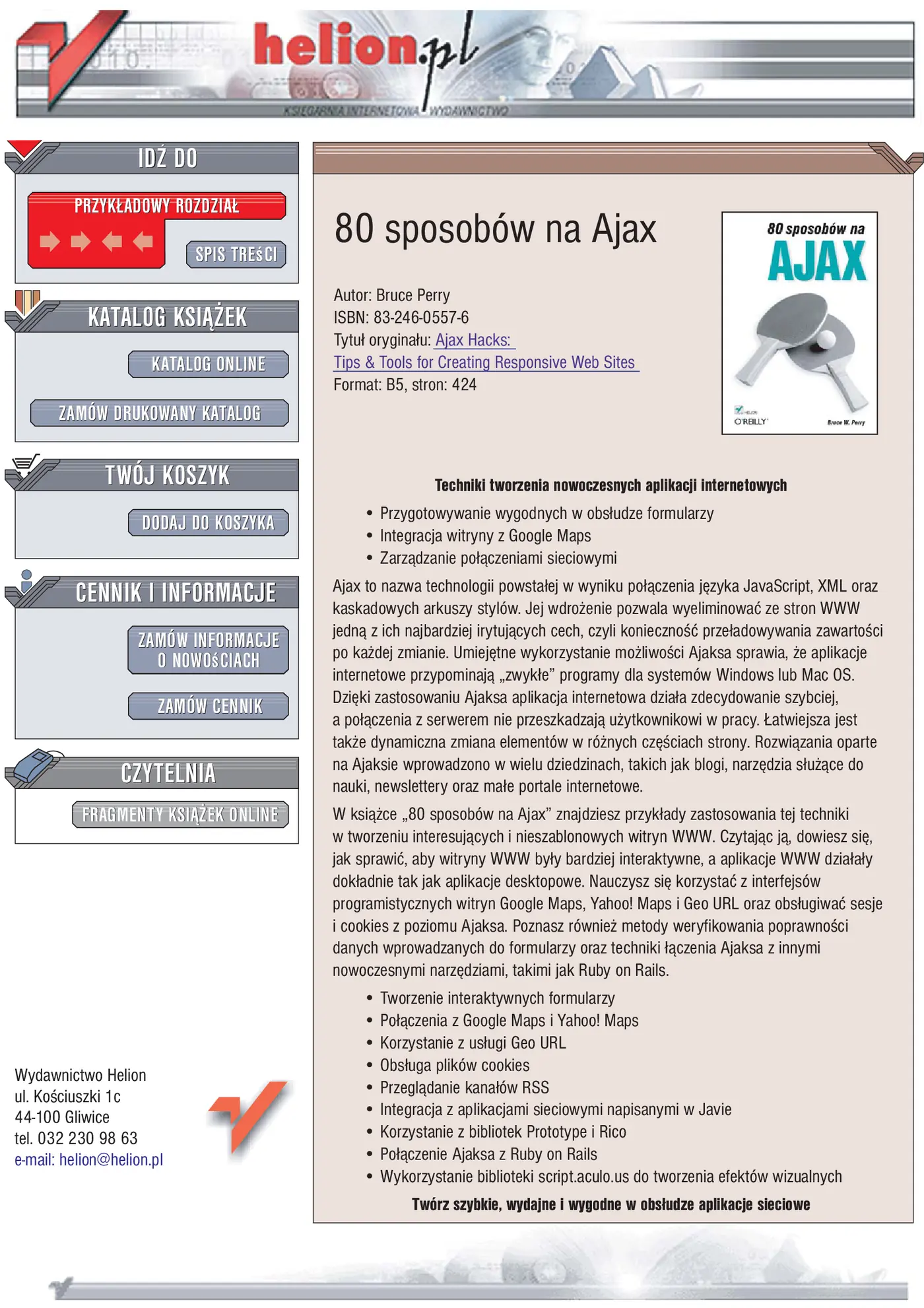 Fragment „80 sposobów na Ajax” — strona 1 z 59