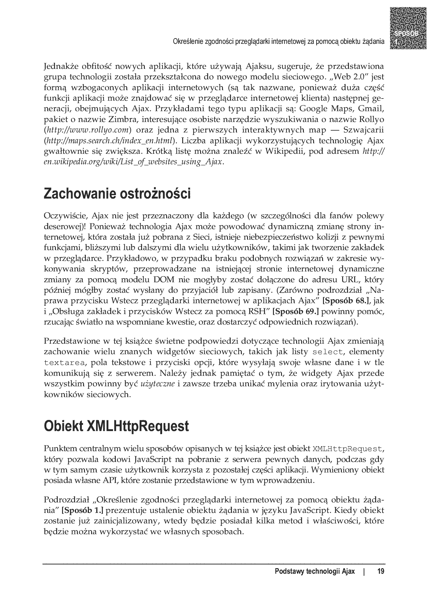 Fragment „80 sposobów na Ajax” — strona 8 z 59