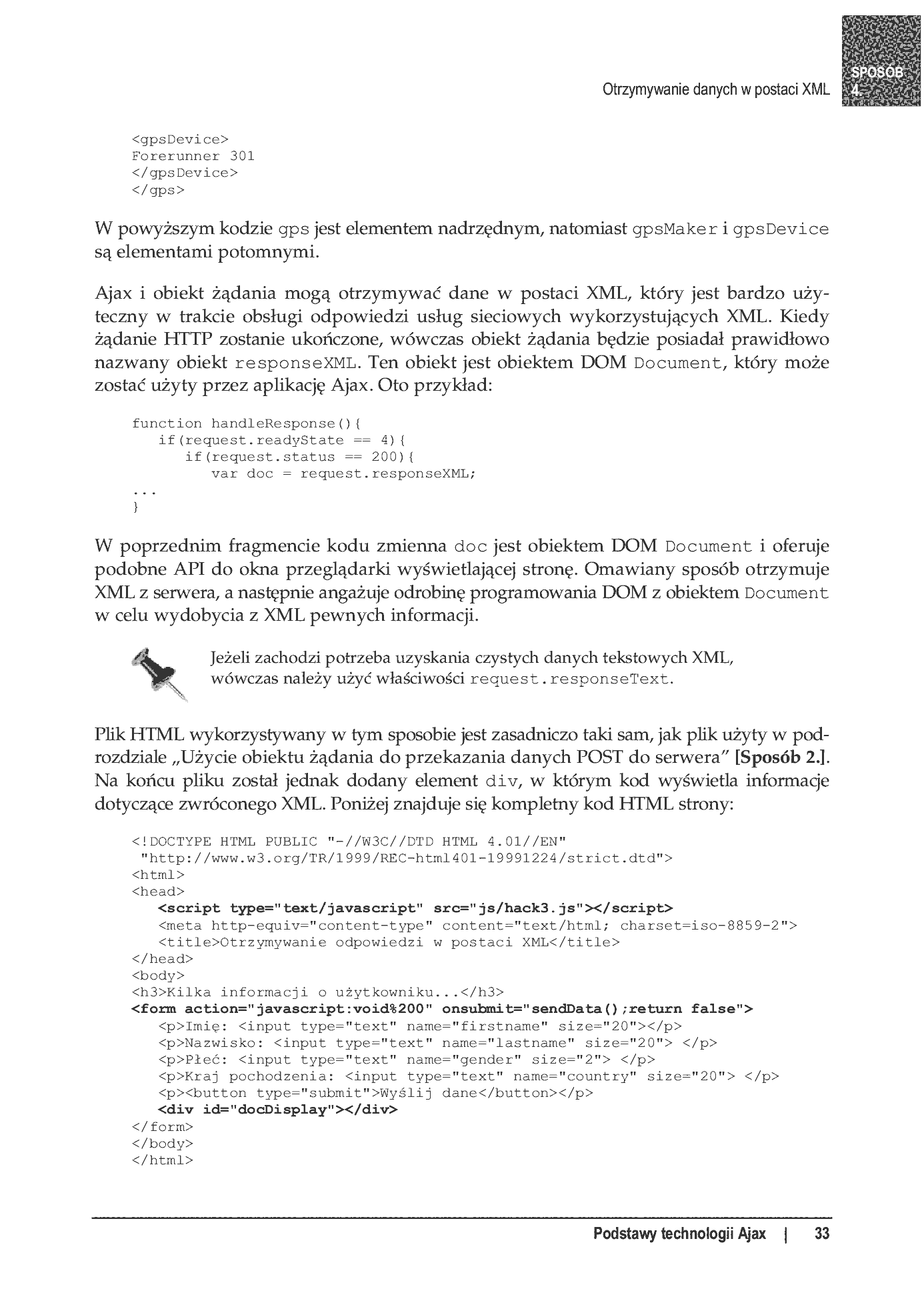 Fragment „80 sposobów na Ajax” — strona 22 z 59