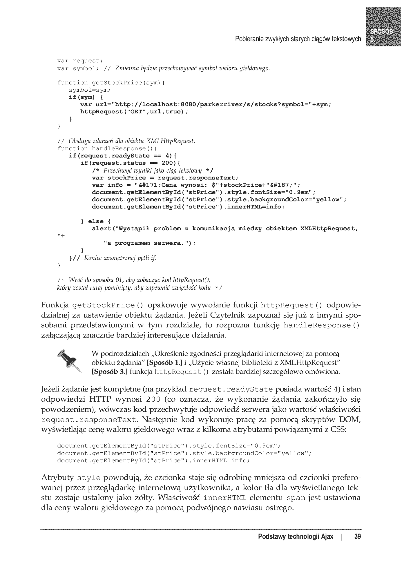 Fragment „80 sposobów na Ajax” — strona 28 z 59
