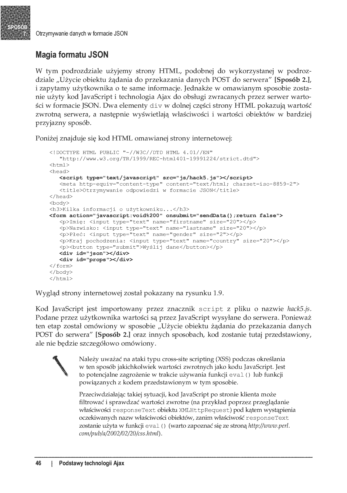 Fragment „80 sposobów na Ajax” — strona 35 z 59