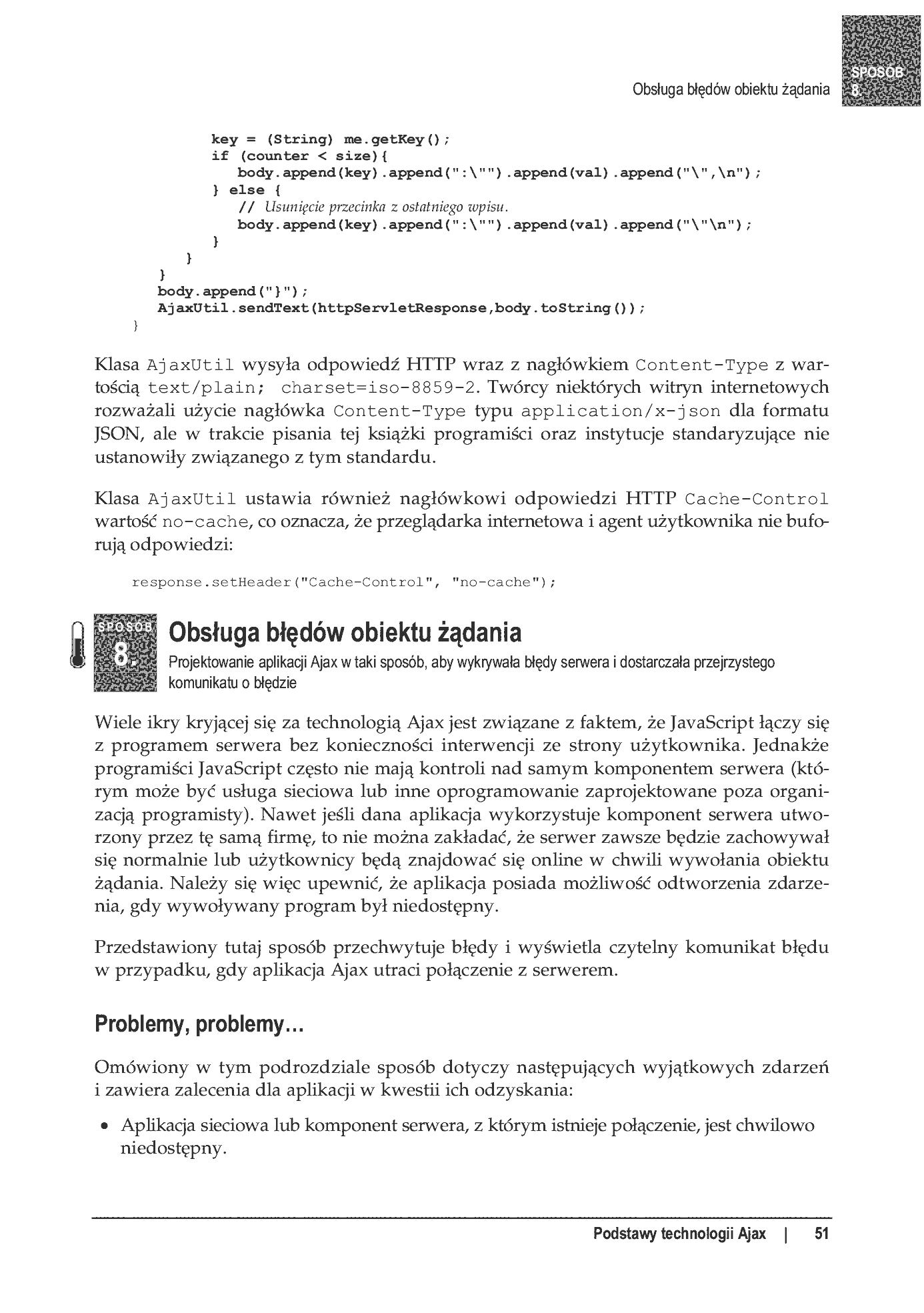 Fragment „80 sposobów na Ajax” — strona 40 z 59