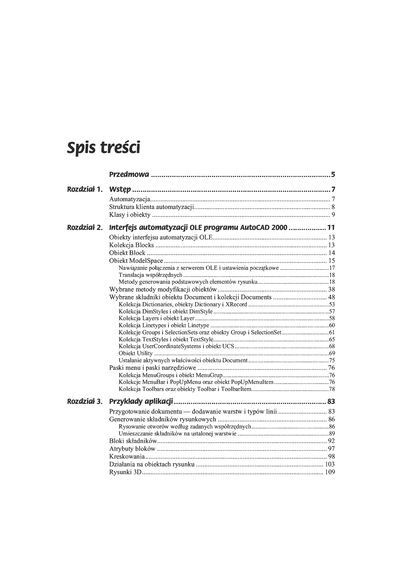 Fragment „AutoCAD. Automatyzacja zadań grafiki za pomocą Delphi” — strona 2 z 44