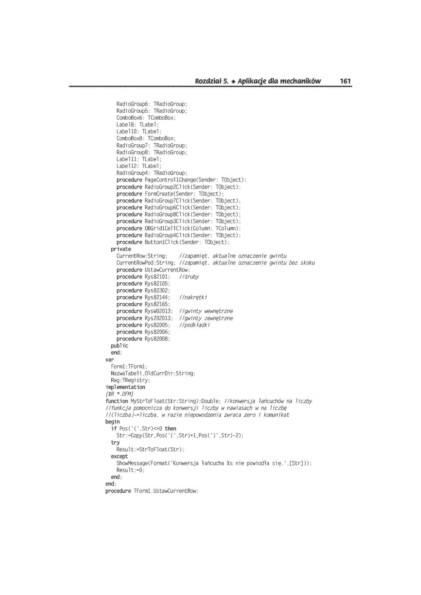 Fragment „AutoCAD. Automatyzacja zadań grafiki za pomocą Delphi” — strona 26 z 44
