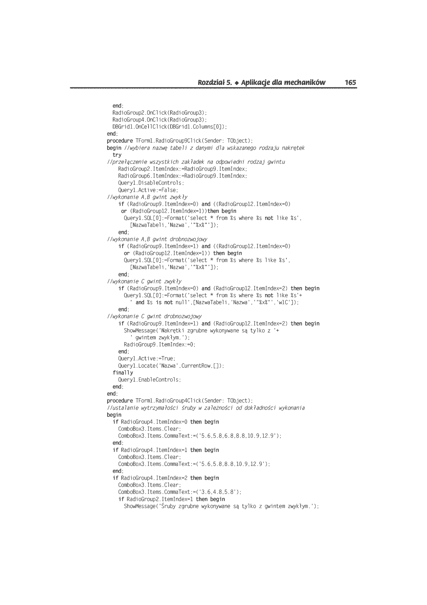 Fragment „AutoCAD. Automatyzacja zadań grafiki za pomocą Delphi” — strona 30 z 44