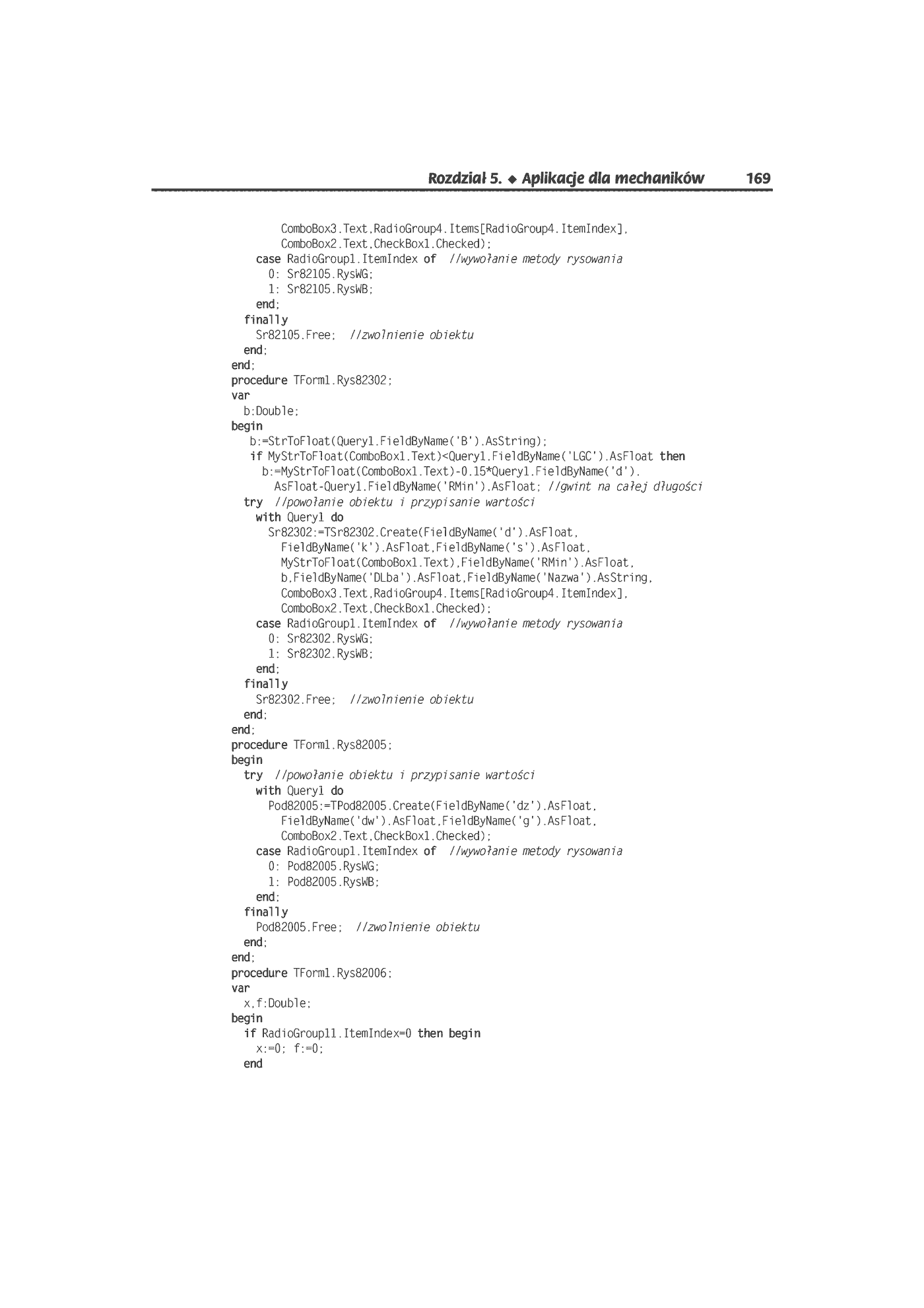 Fragment „AutoCAD. Automatyzacja zadań grafiki za pomocą Delphi” — strona 34 z 44