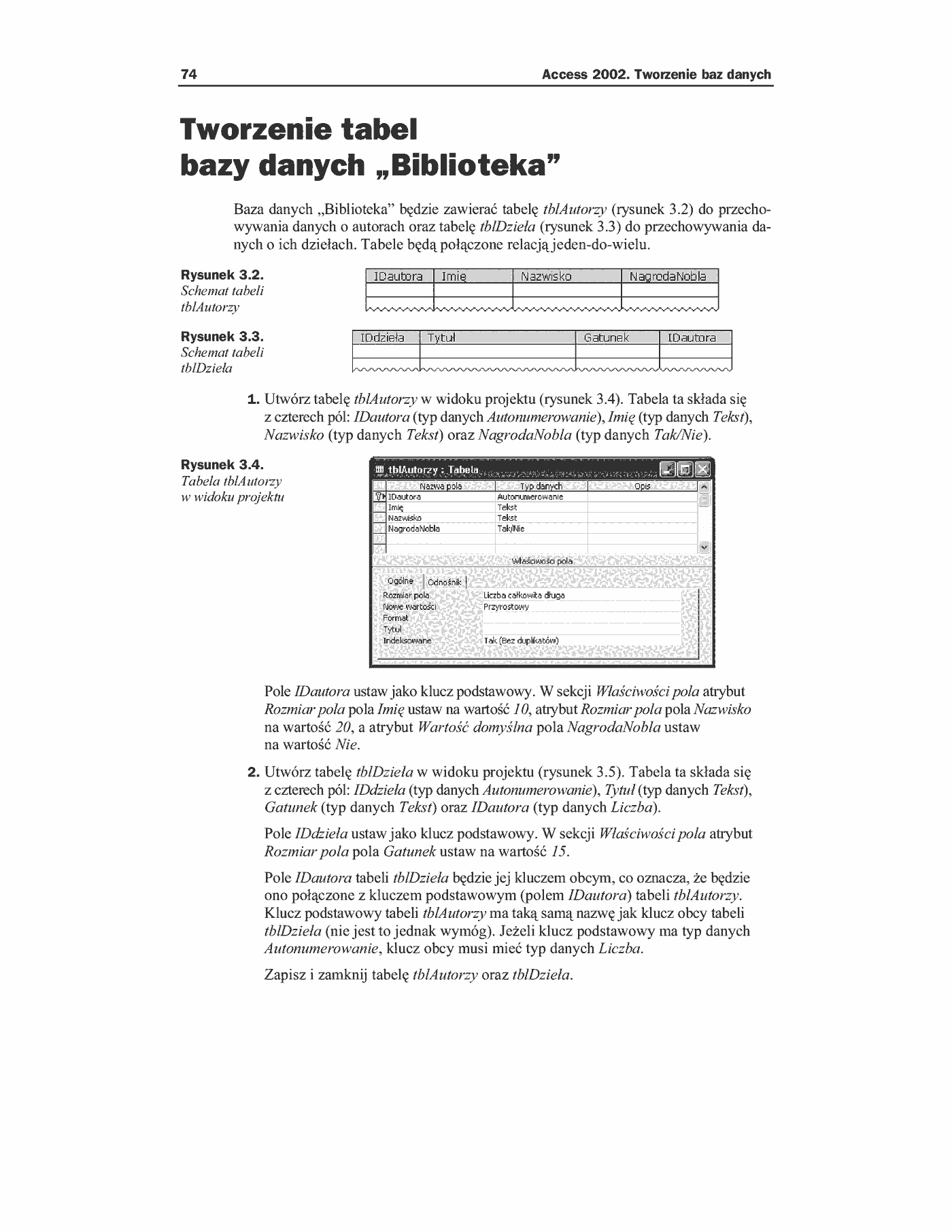Fragment „Access 2002. Tworzenie baz danych” — strona 10 z 19