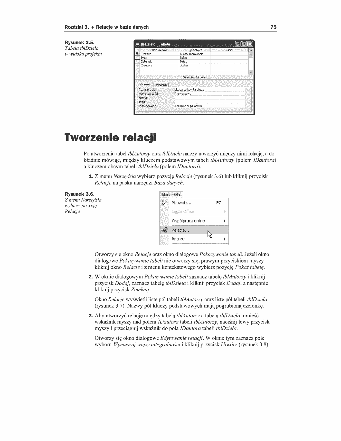 Fragment „Access 2002. Tworzenie baz danych” — strona 11 z 19