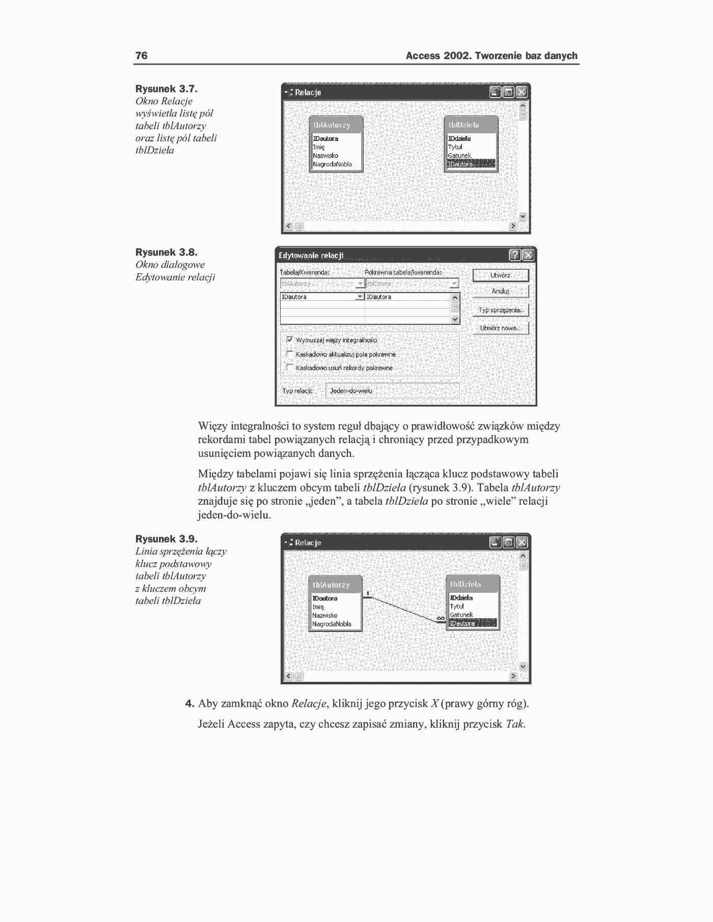 Fragment „Access 2002. Tworzenie baz danych” — strona 12 z 19