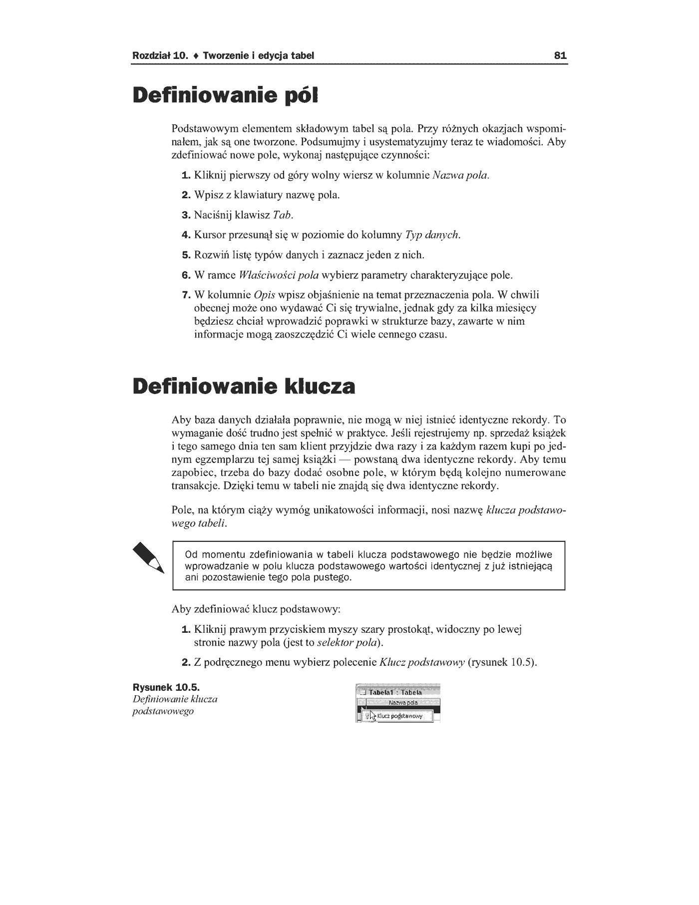 Fragment „ABC Access 2003 PL” — strona 7 z 12