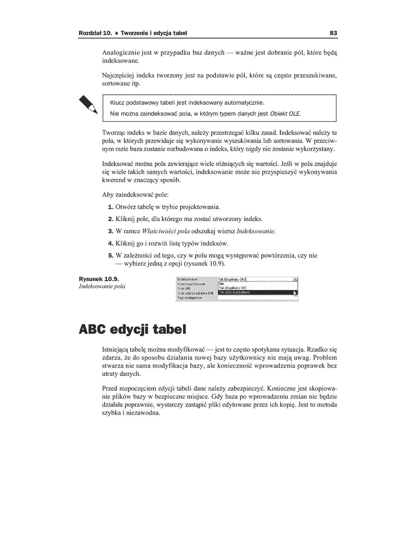 Fragment „ABC Access 2003 PL” — strona 9 z 12