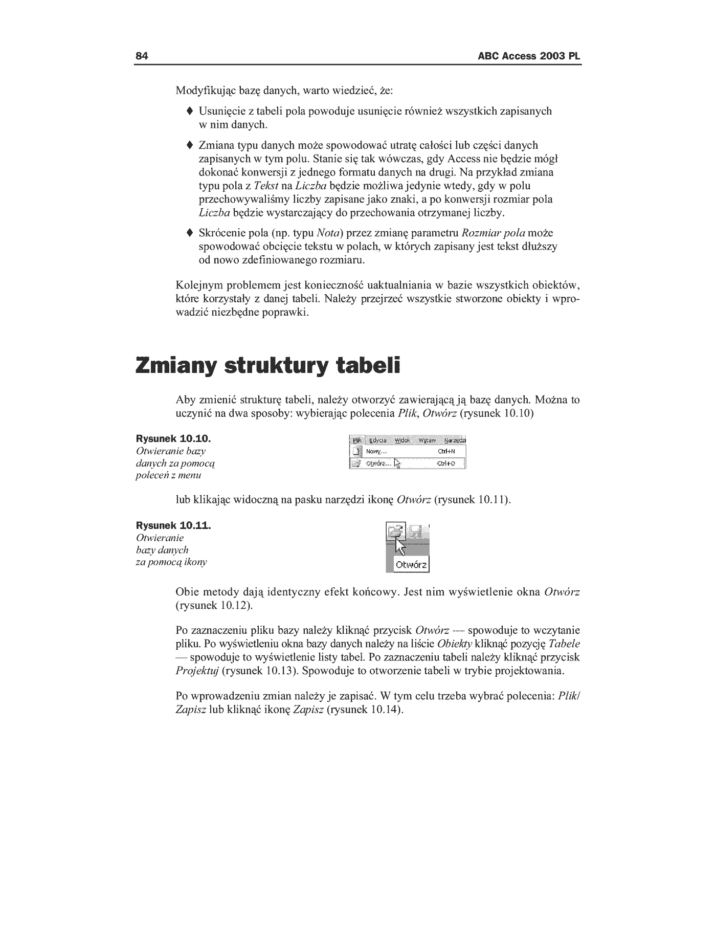 Fragment „ABC Access 2003 PL” — strona 10 z 12
