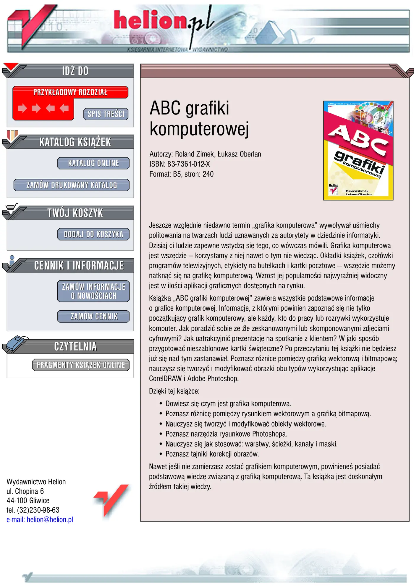 Fragment „ABC grafiki komputerowej” — strona 1 z 16