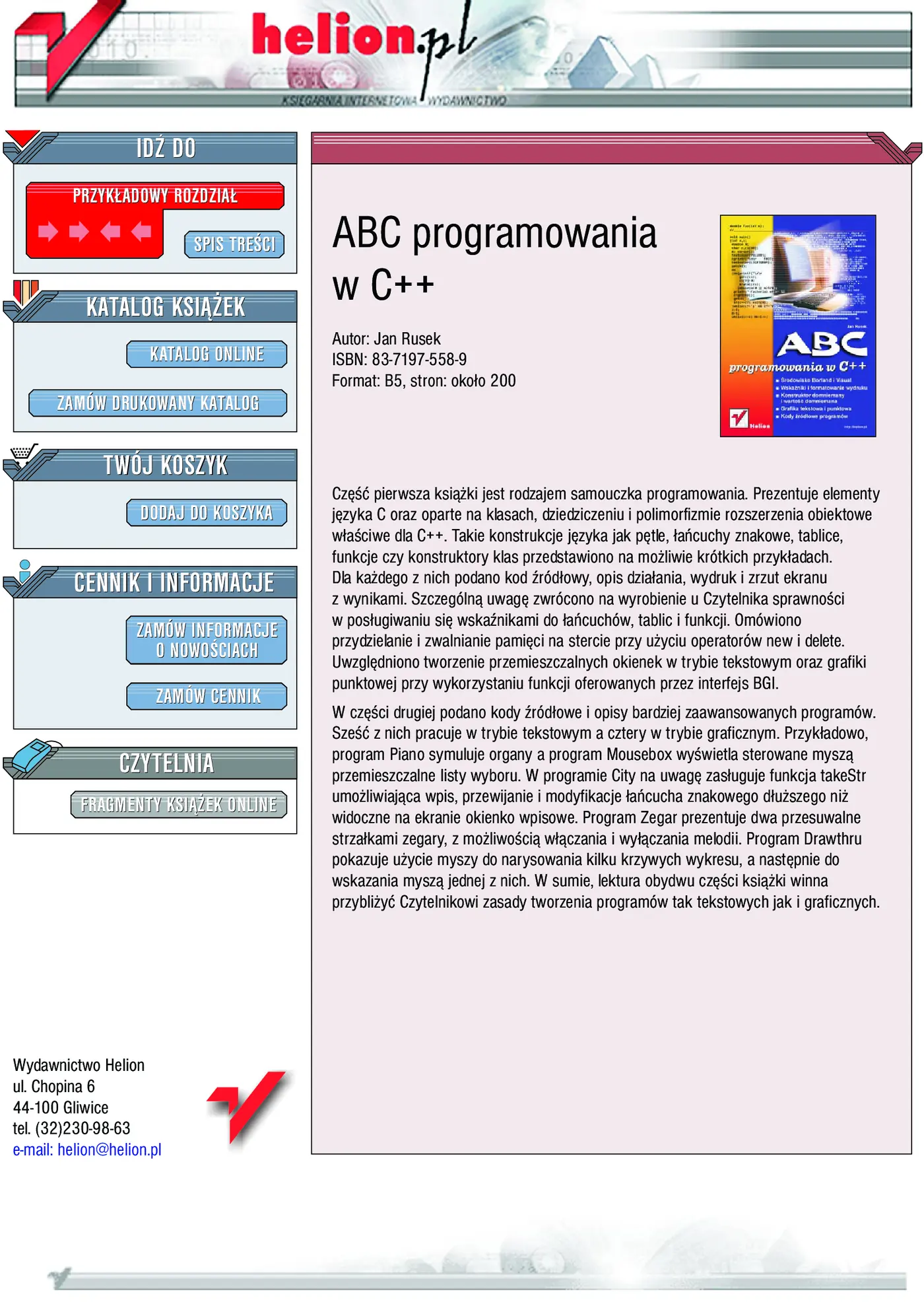 Fragment „ABC programowania w C++” — strona 1 z 23