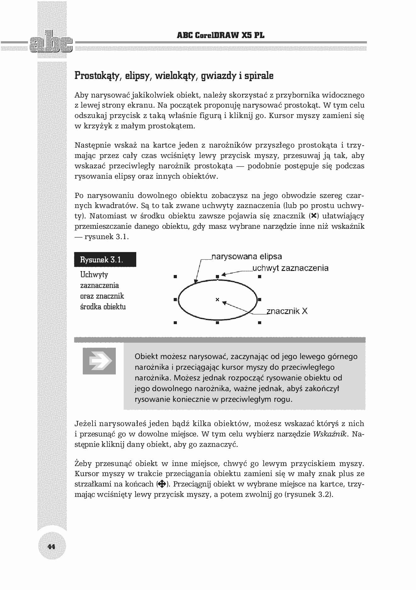 Fragment „ABC CorelDRAW X5 PL” — strona 8 z 24